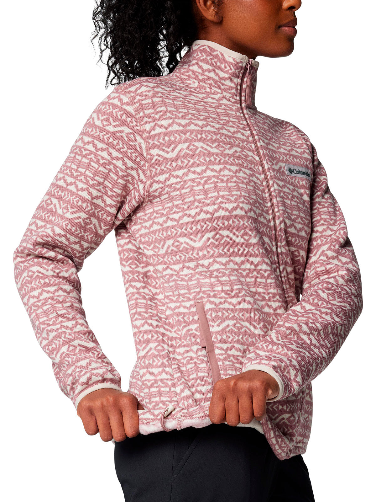 Polar Mujer Sweater Weather Full Zip Morado Columbia