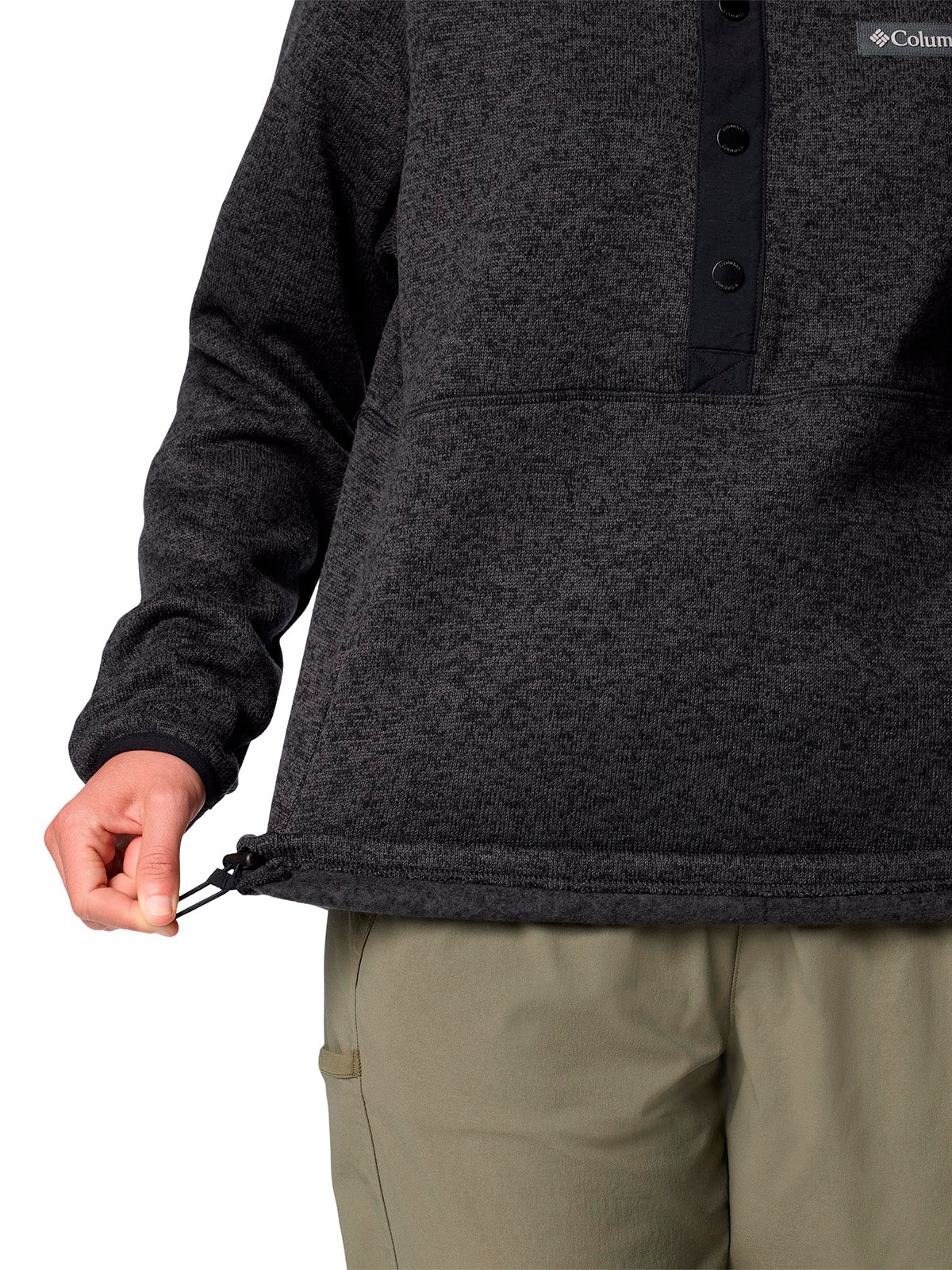 Polar Mujer Sweater Weather Half Snap Negro Columbia