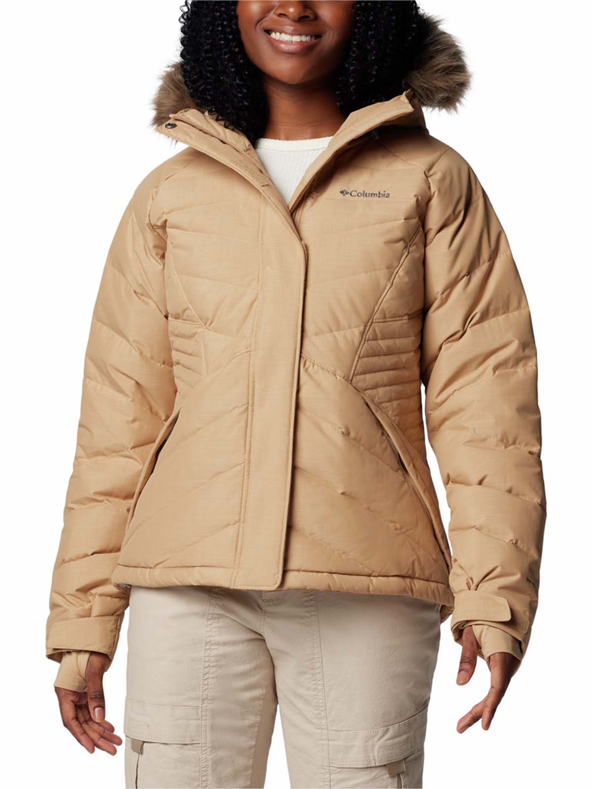 Parka Mujer Lay Down IV Beige Columbia