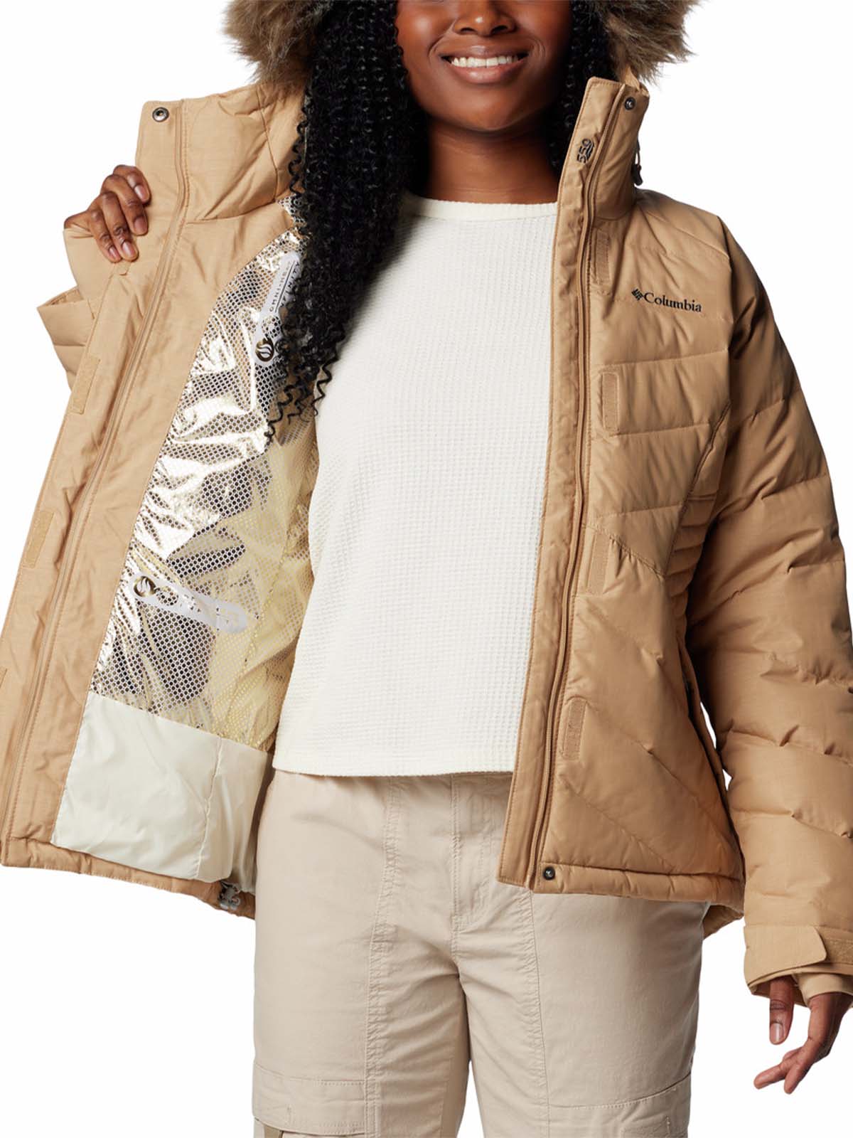 Parka Mujer Lay Down IV Beige Columbia