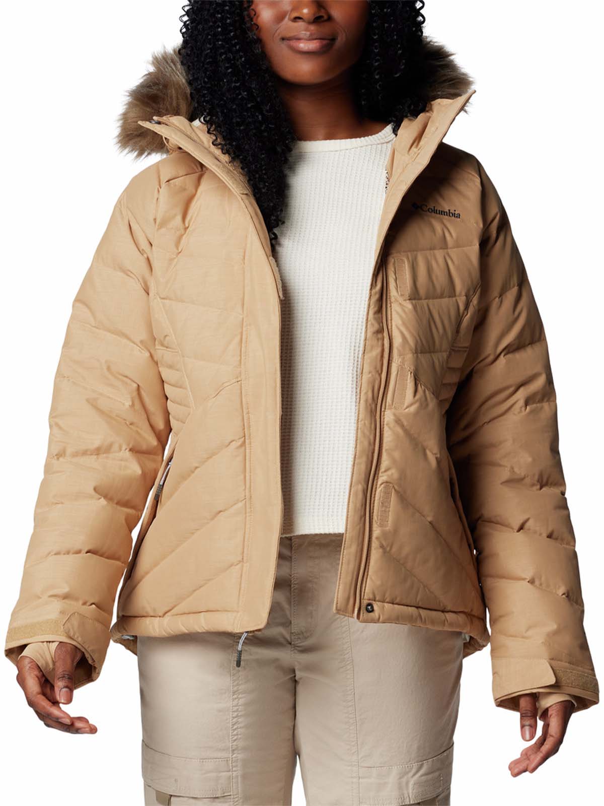Parka Mujer Lay Down IV Beige Columbia