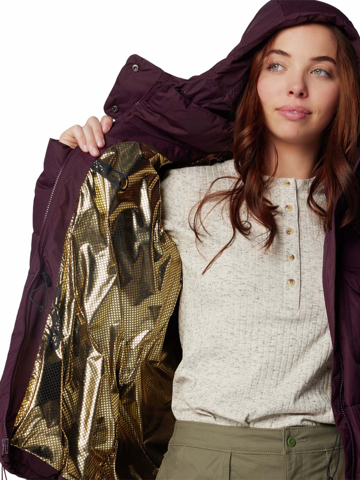 Parka Mujer Longhorn Ridge Morado Columbia