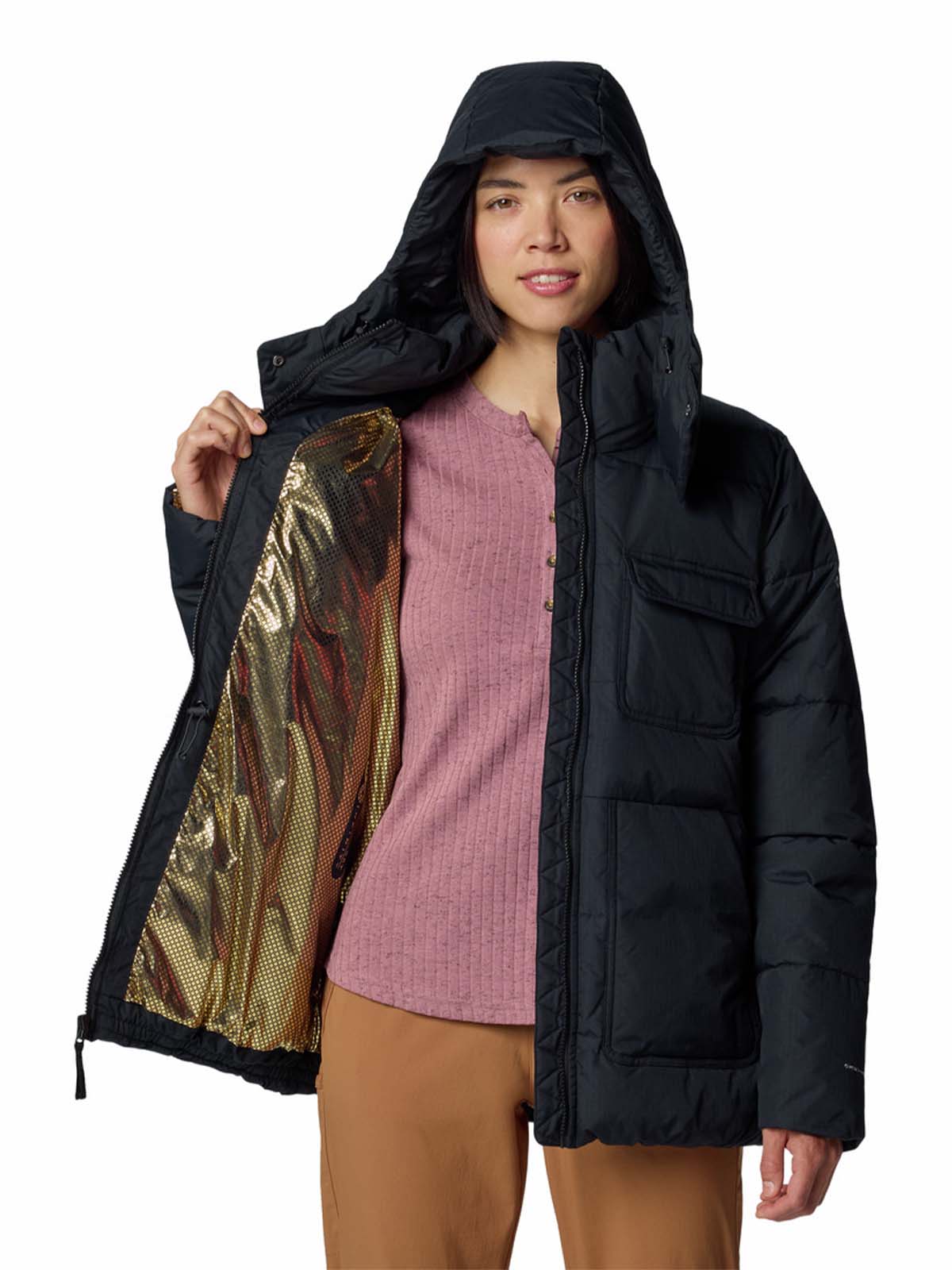 Parka Mujer Insulada Longhorn Ridge Negro Columbia