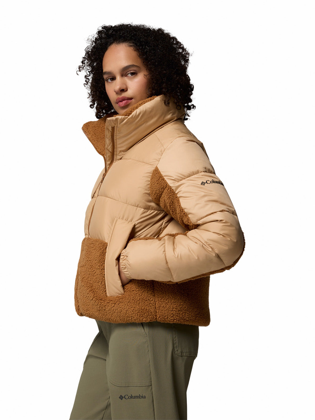 Parka Mujer Leadbetter Point II Hybrid Beige/Crudo Columbia