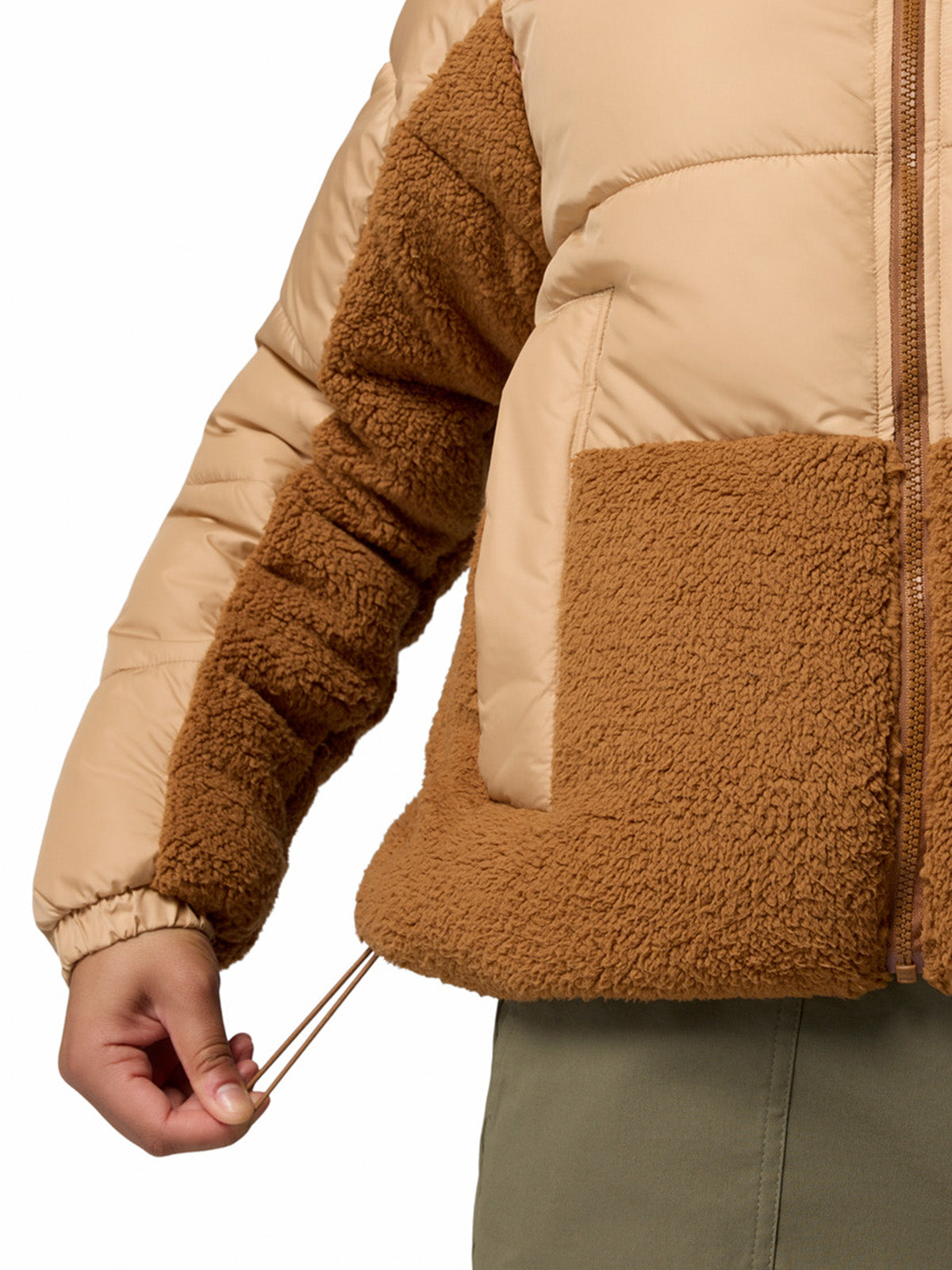 Parka Mujer Leadbetter Point II Hybrid Beige/Crudo Columbia
