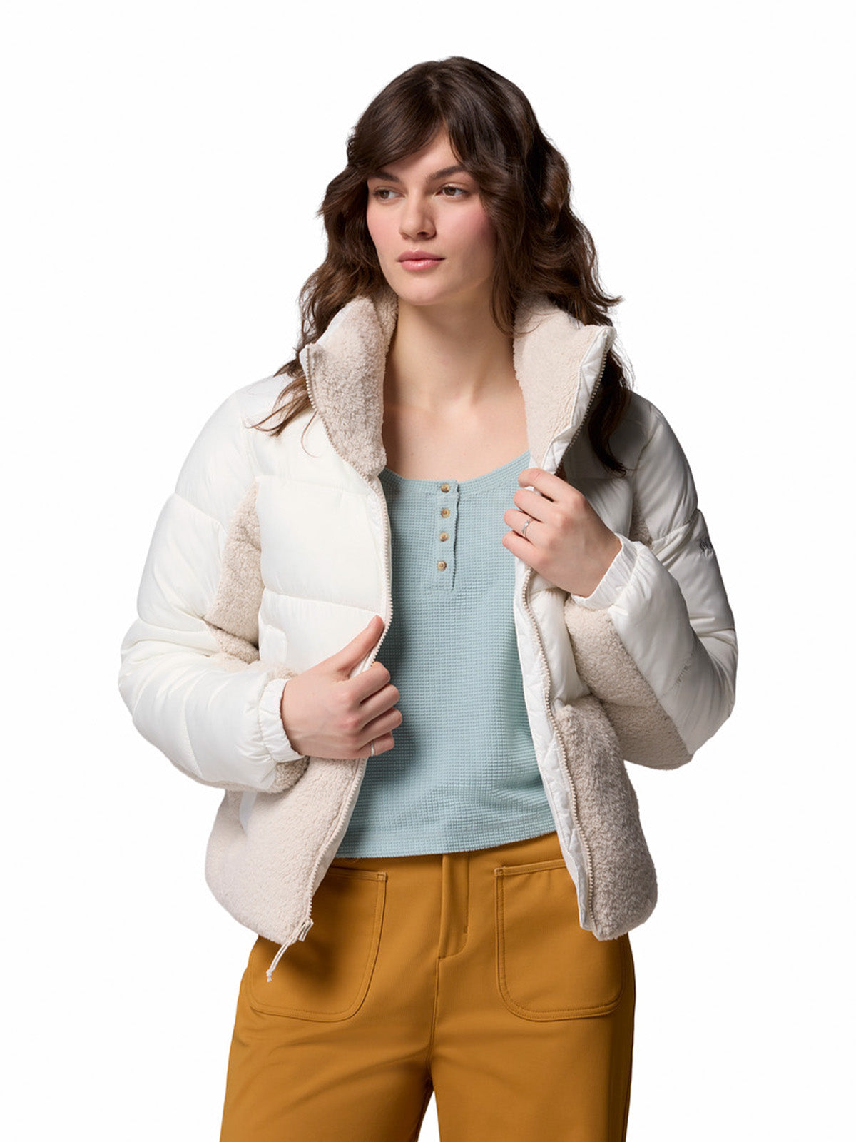 Parka Mujer Leadbetter Point II Hybrid Celeste Columbia