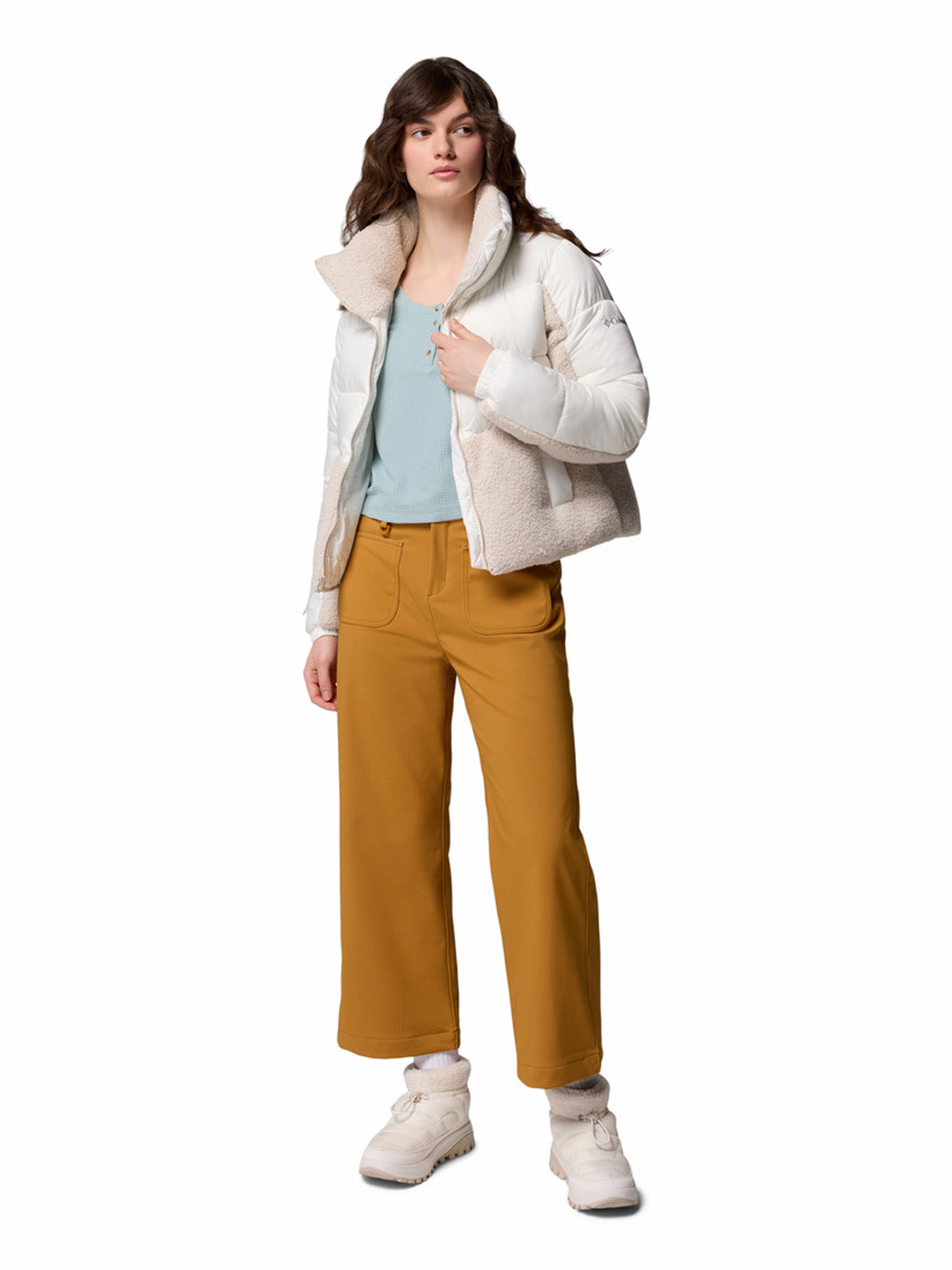 Parka Mujer Leadbetter Point II Hybrid Celeste Columbia
