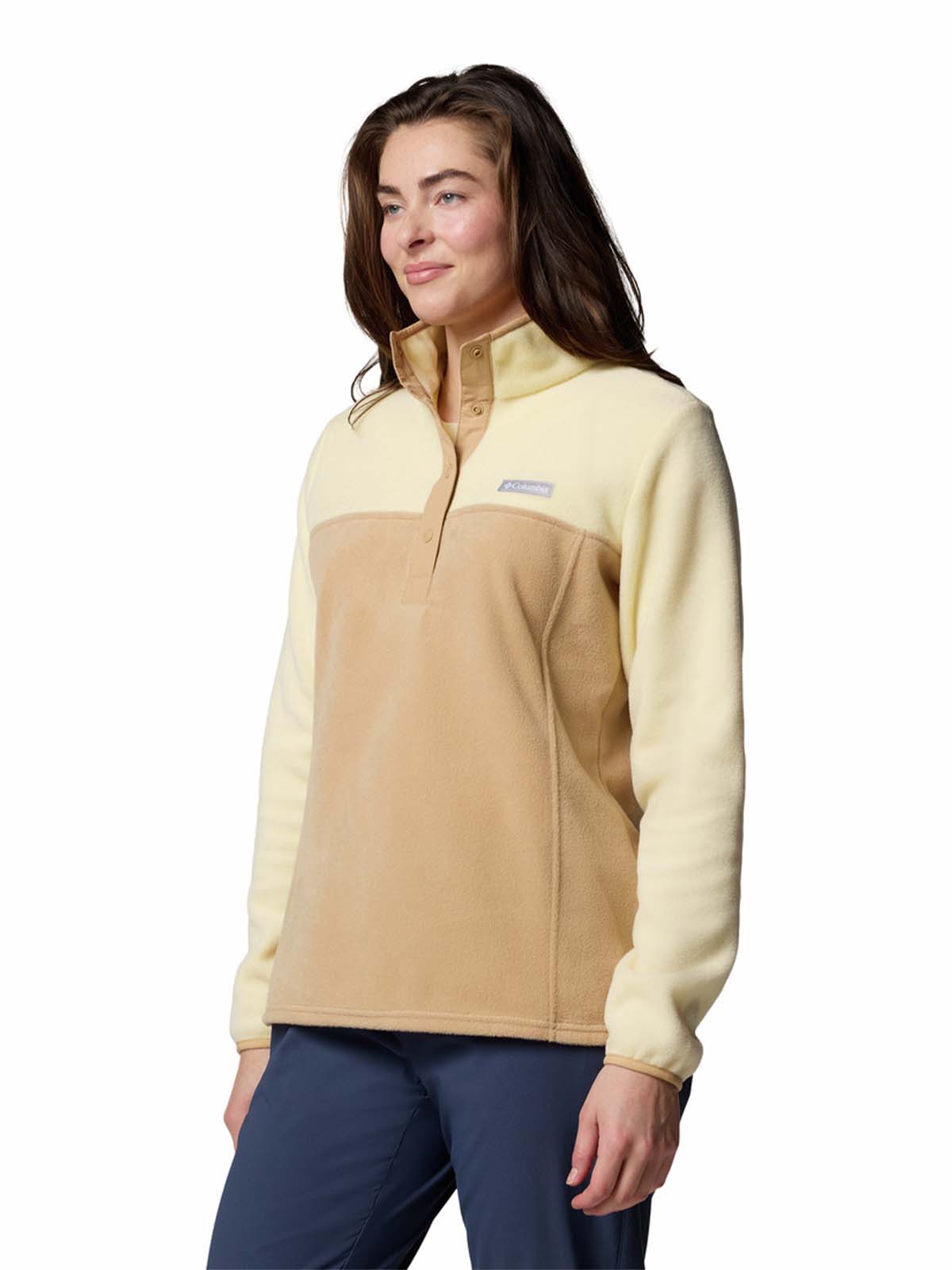 Polar Mujer Benton Springs Half Snap Beige Columbia