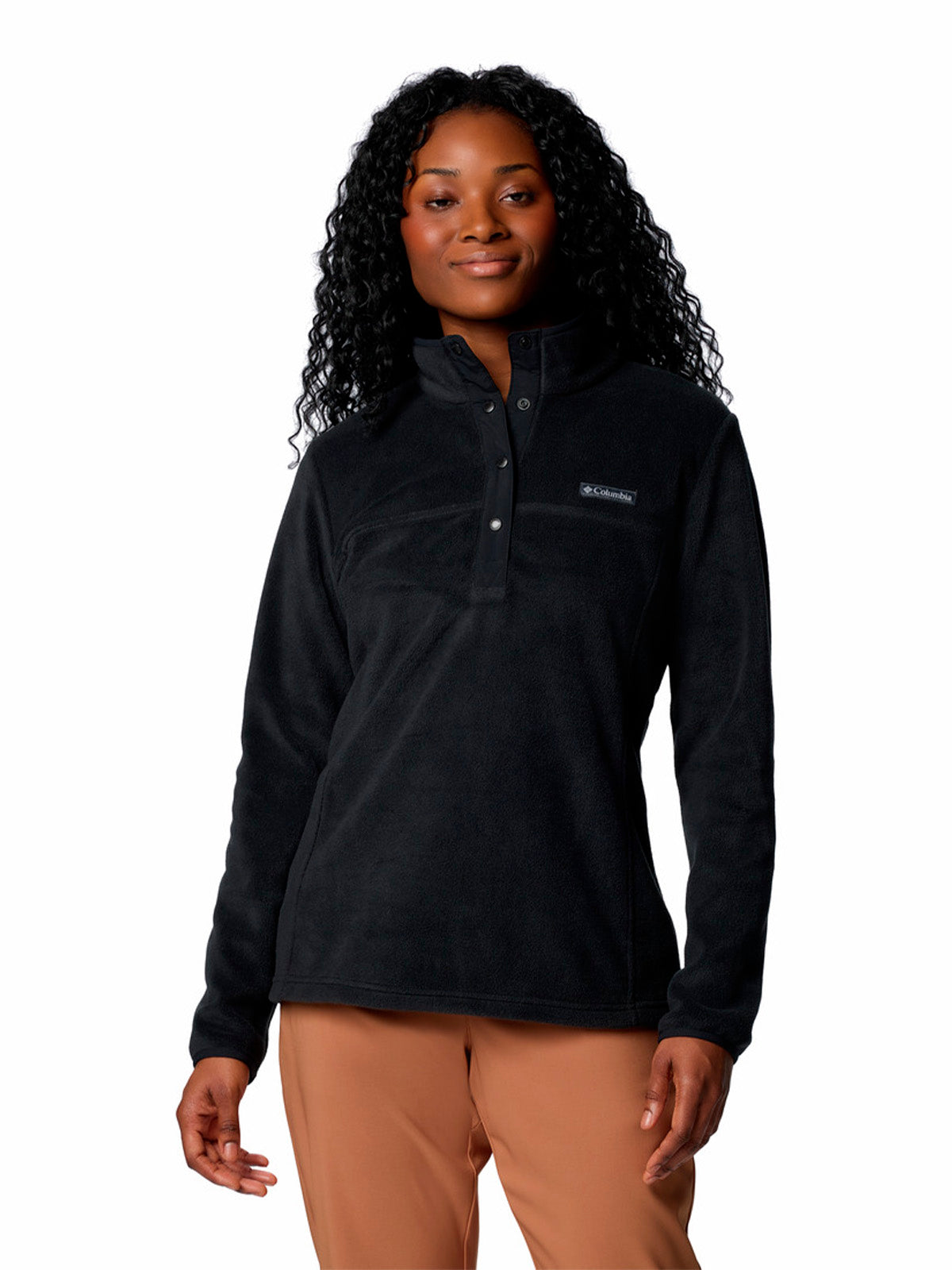 Polar Mujer Benton Springs Half Snap Negro Columbia