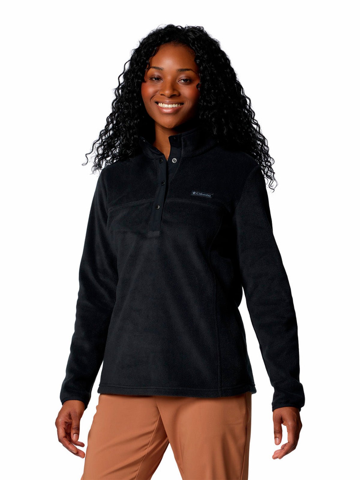 Polar Mujer Benton Springs Half Snap Negro Columbia