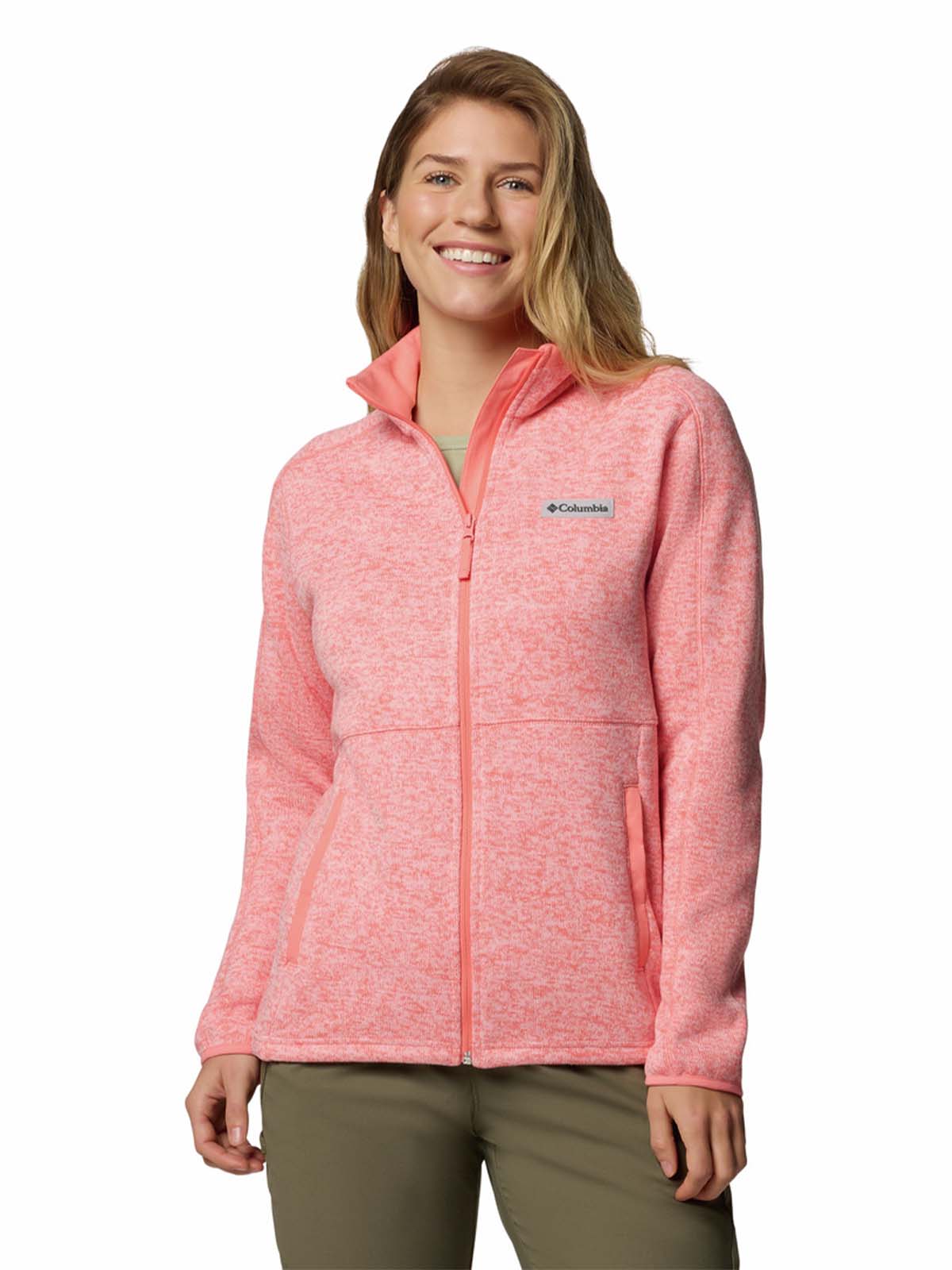 Polar Mujer Sweater Weather Full Zip Rosado Columbia