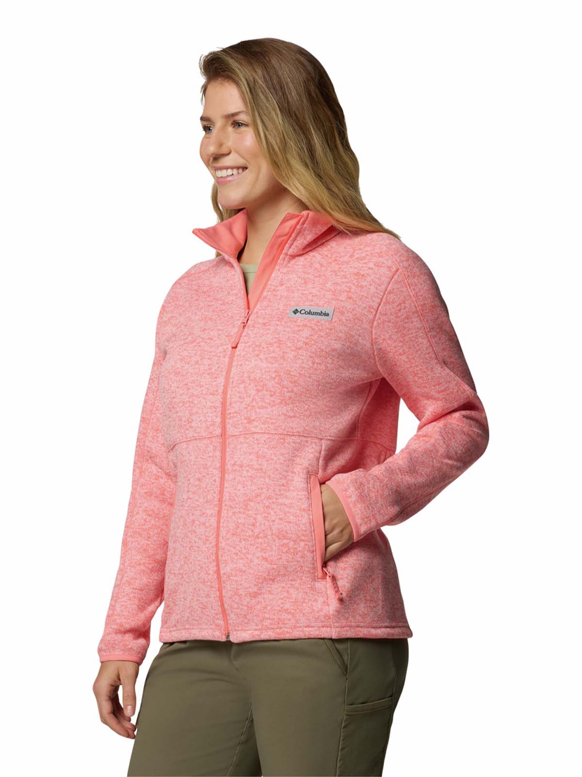 Polar Mujer Sweater Weather Full Zip Rosado Columbia