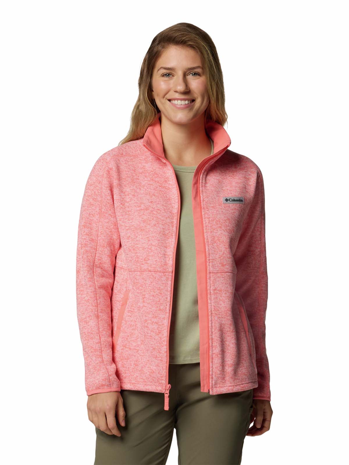Polar Mujer Sweater Weather Full Zip Rosado Columbia