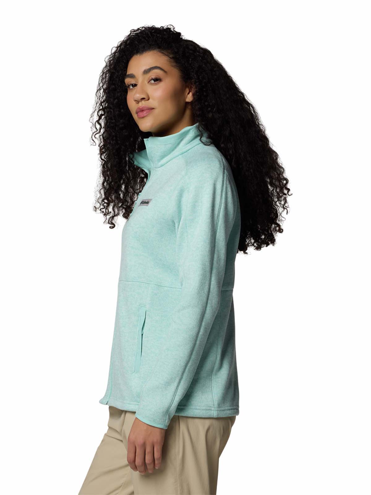 Polar Mujer Sweater Weather Full Zip Verde Columbia