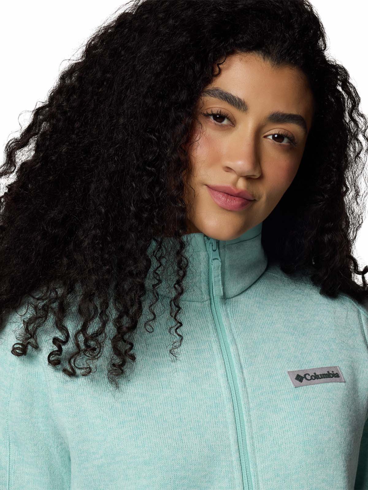 Polar Mujer Sweater Weather Full Zip Verde Columbia