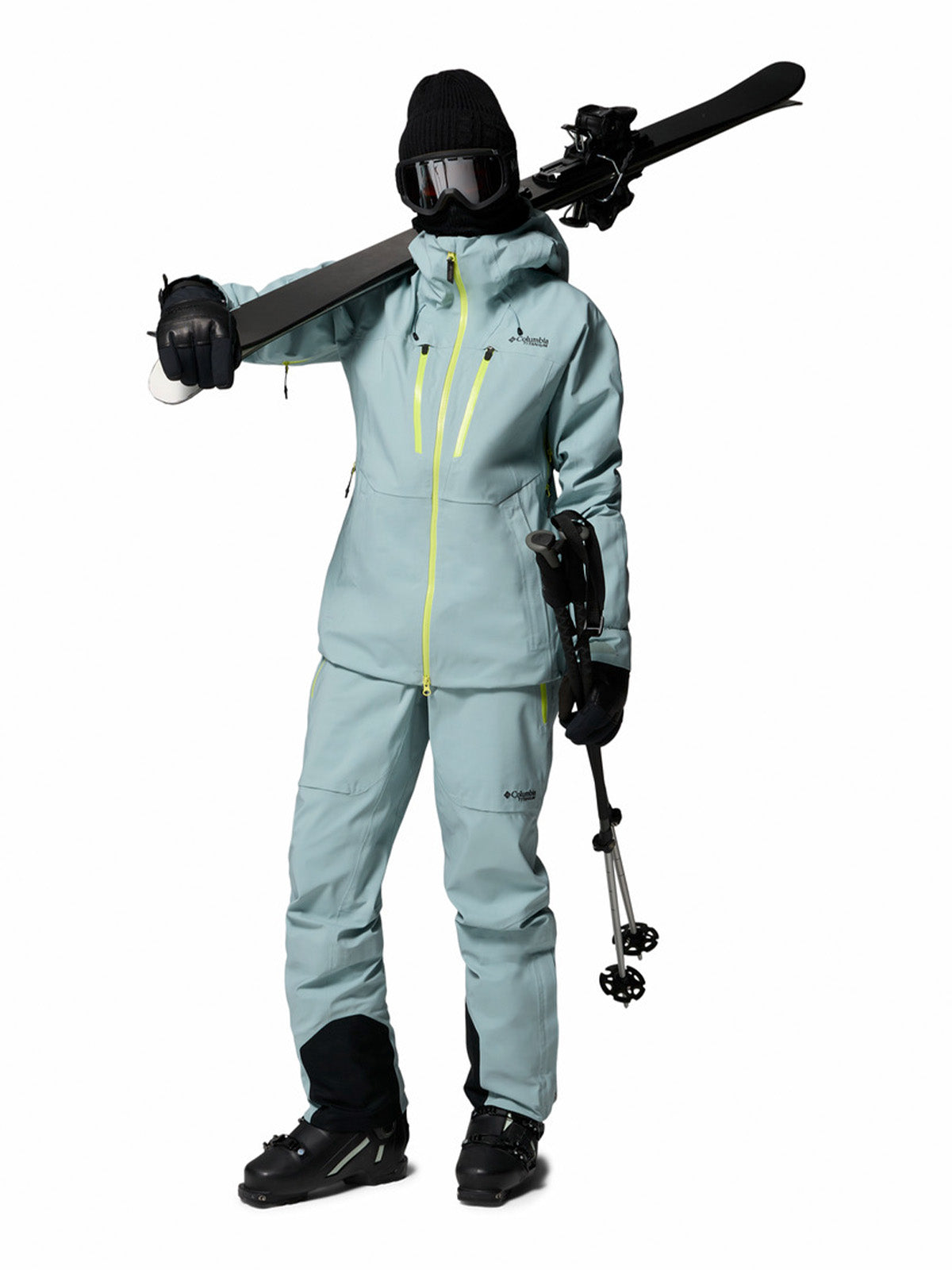Cortaviento Mujer Platinum Peak II 3L Celeste Columbia