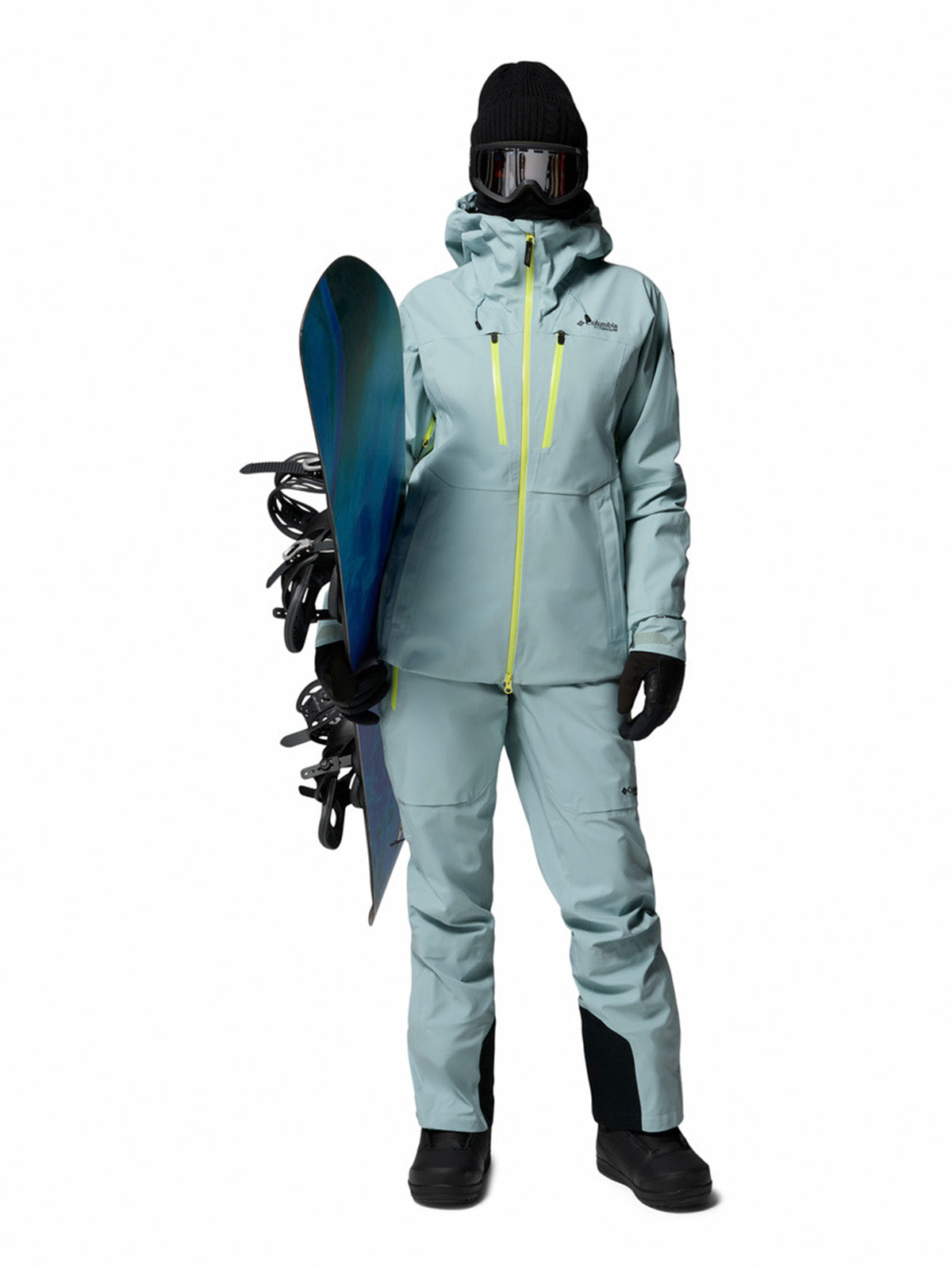 Cortaviento Mujer Platinum Peak II 3L Celeste Columbia