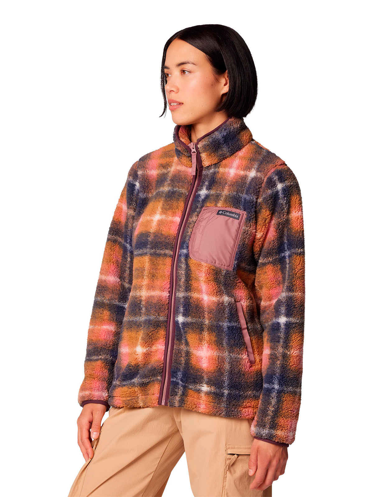 Polar Mujer West Bend Full Zip Rosado Columbia