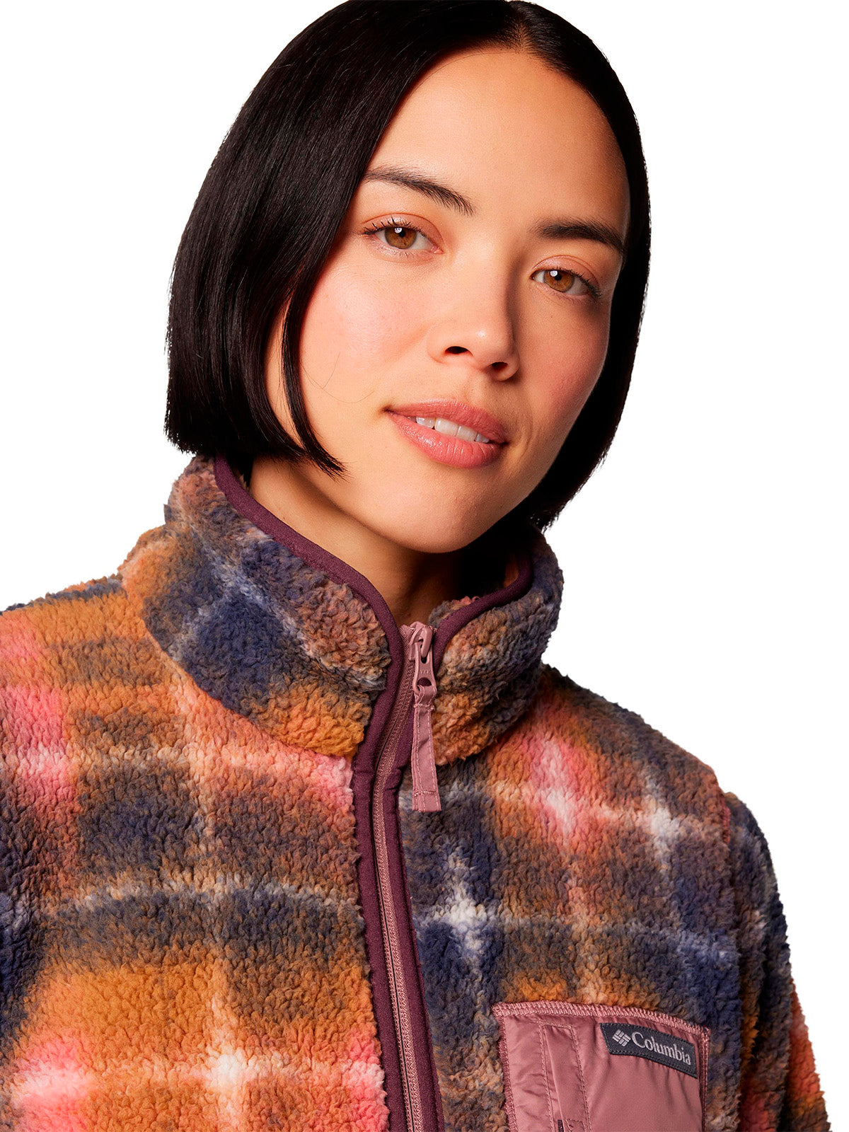 Polar Mujer West Bend Full Zip Rosado Columbia