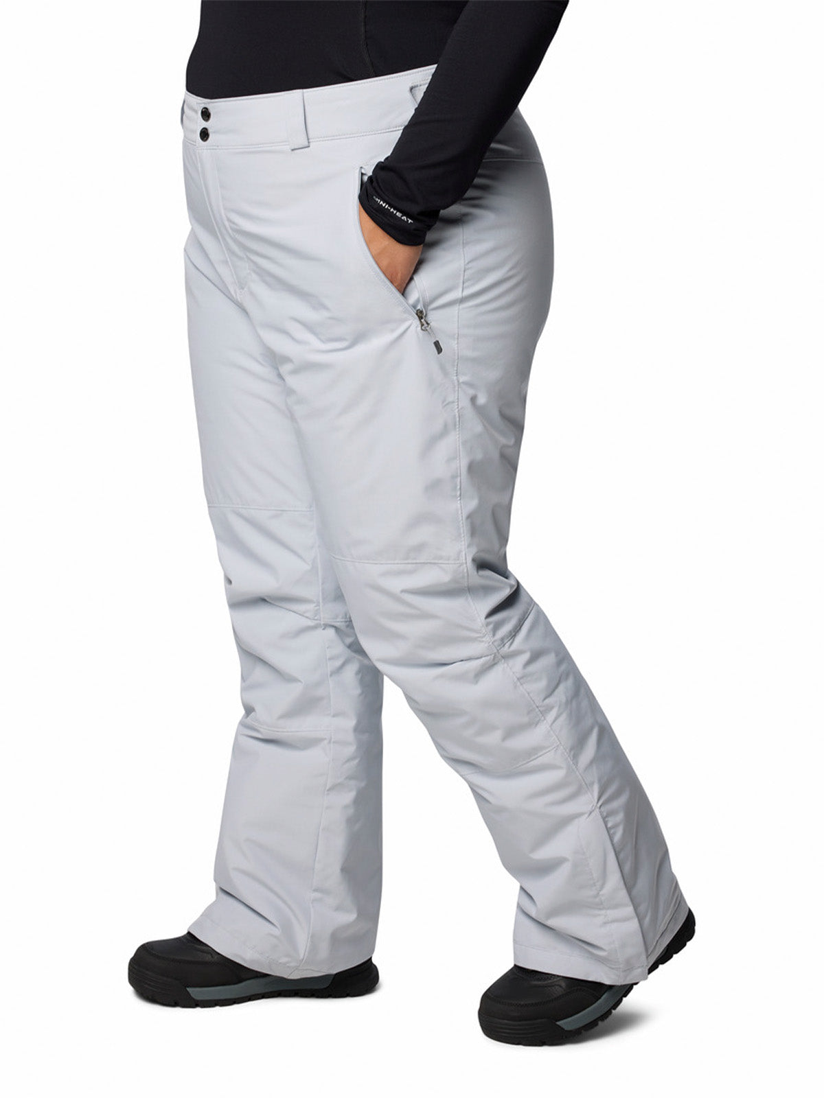 Pantalón De Nieve Mujer Shafer Canyon Ski Gris Columbia