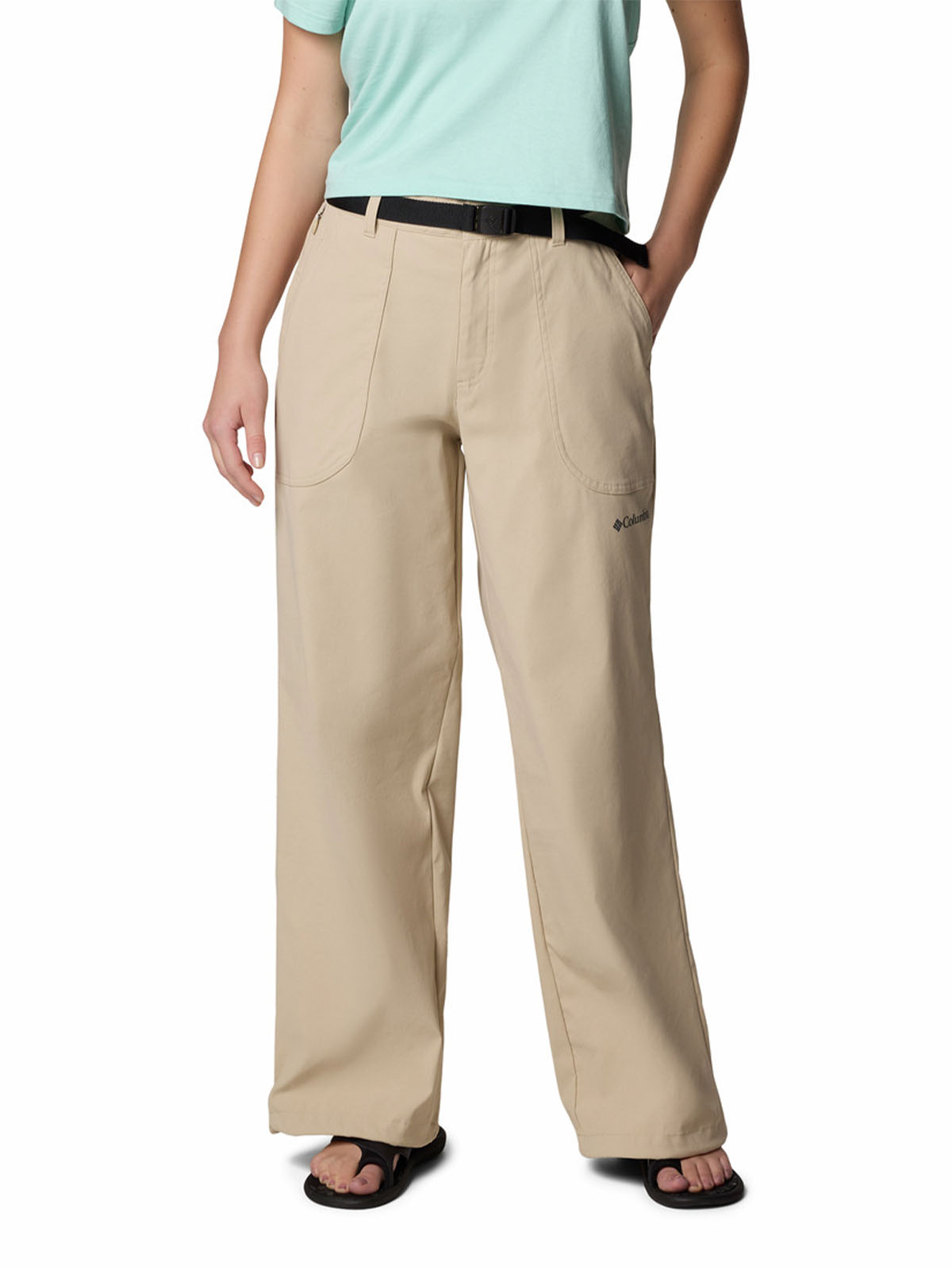 Pantalón Mujer Brea Falls Nylon Beige Columbia