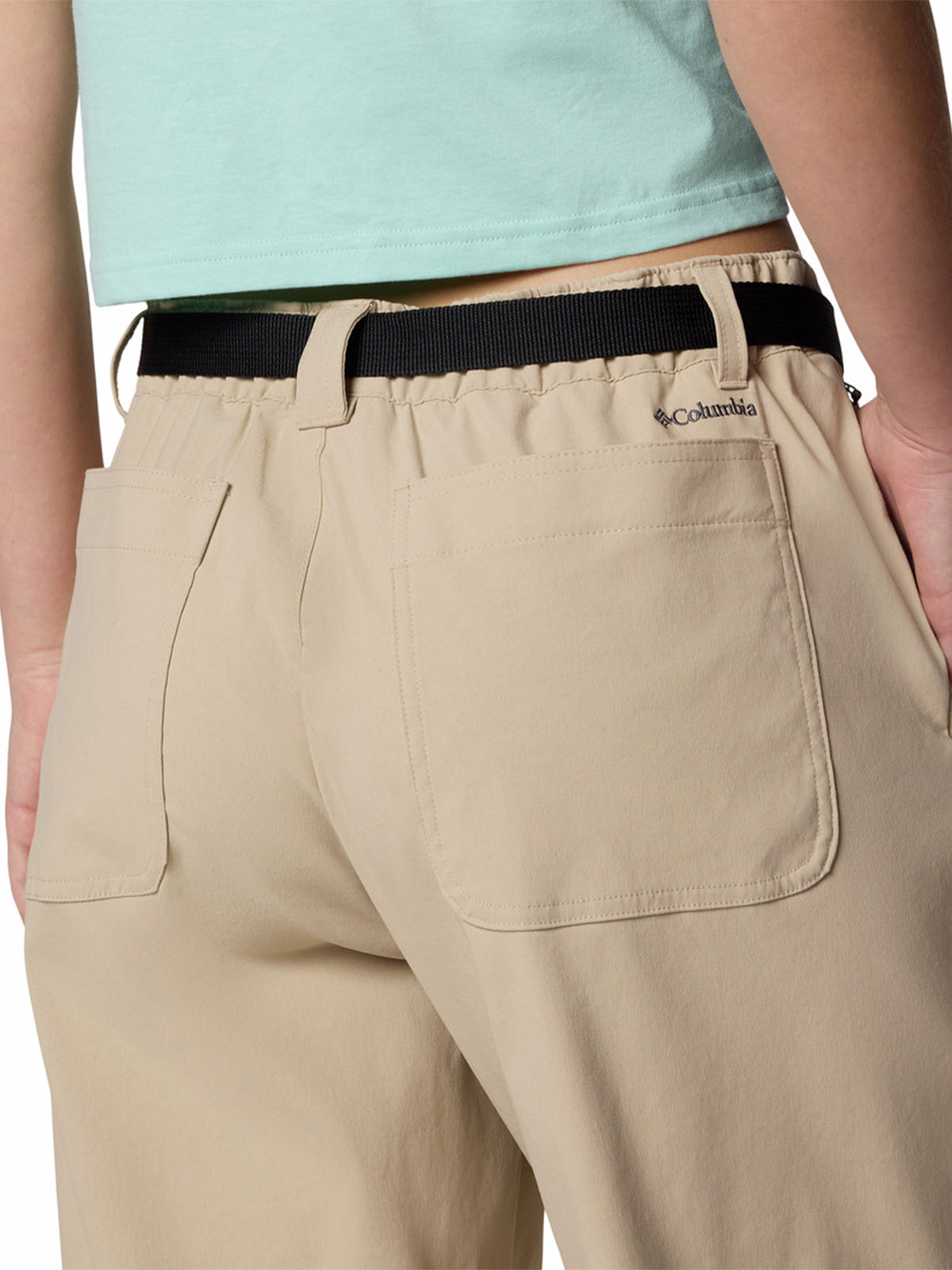 Pantalón Mujer Brea Falls Nylon Beige Columbia