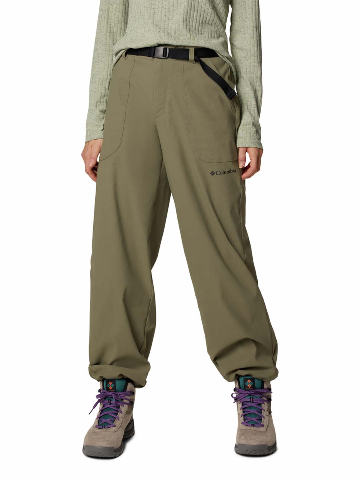 Pantalón Mujer Brea Falls Nylon Verde Columbia