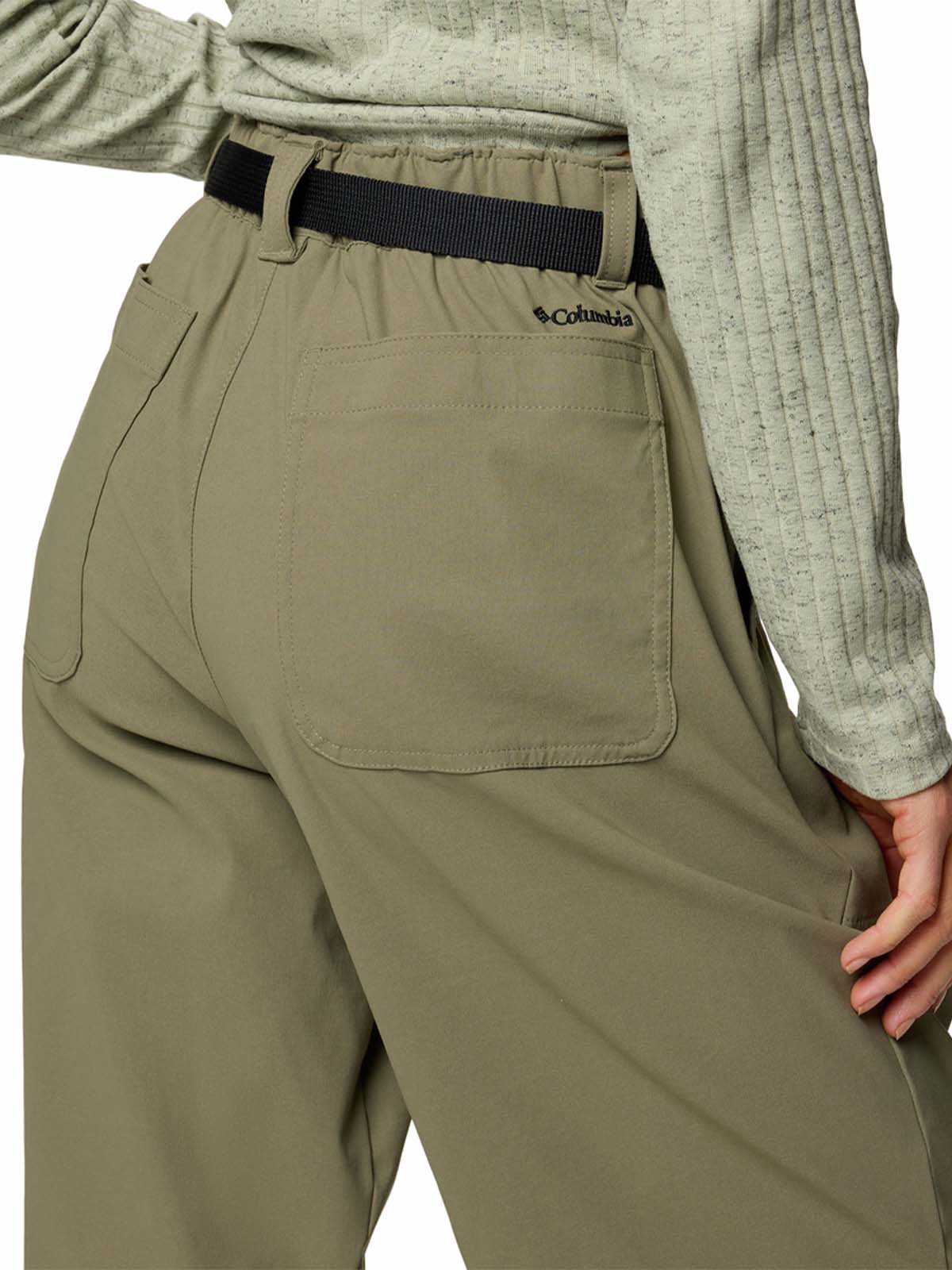 Pantalón Mujer Brea Falls Nylon Verde Columbia