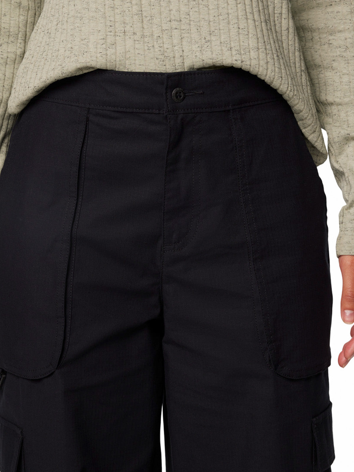 Pantalon Mujer Brea Falls Cotton Ripstop Negro Columbia