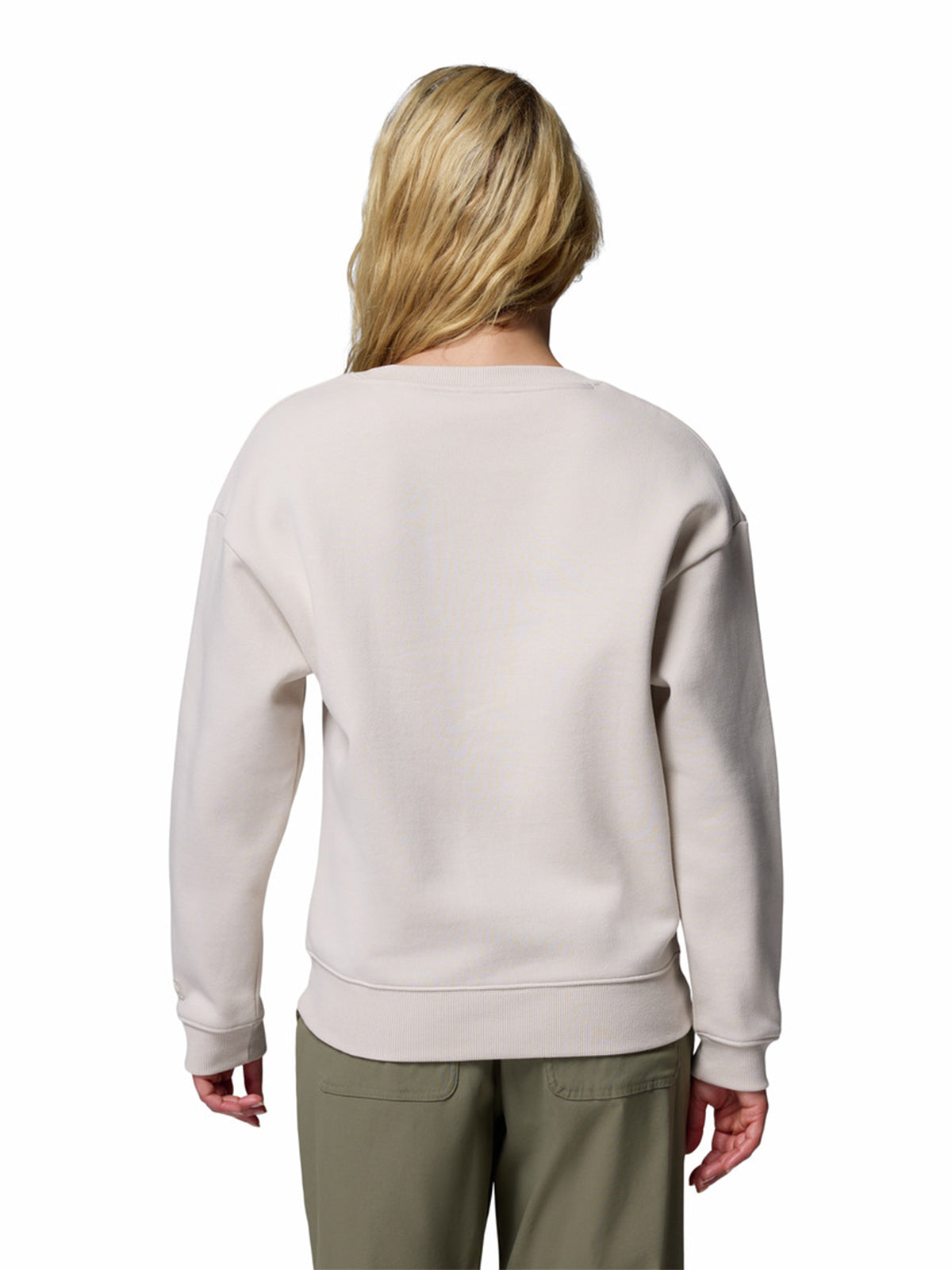 Poleron Mujer Meridian Creek Crew Gris Columbia