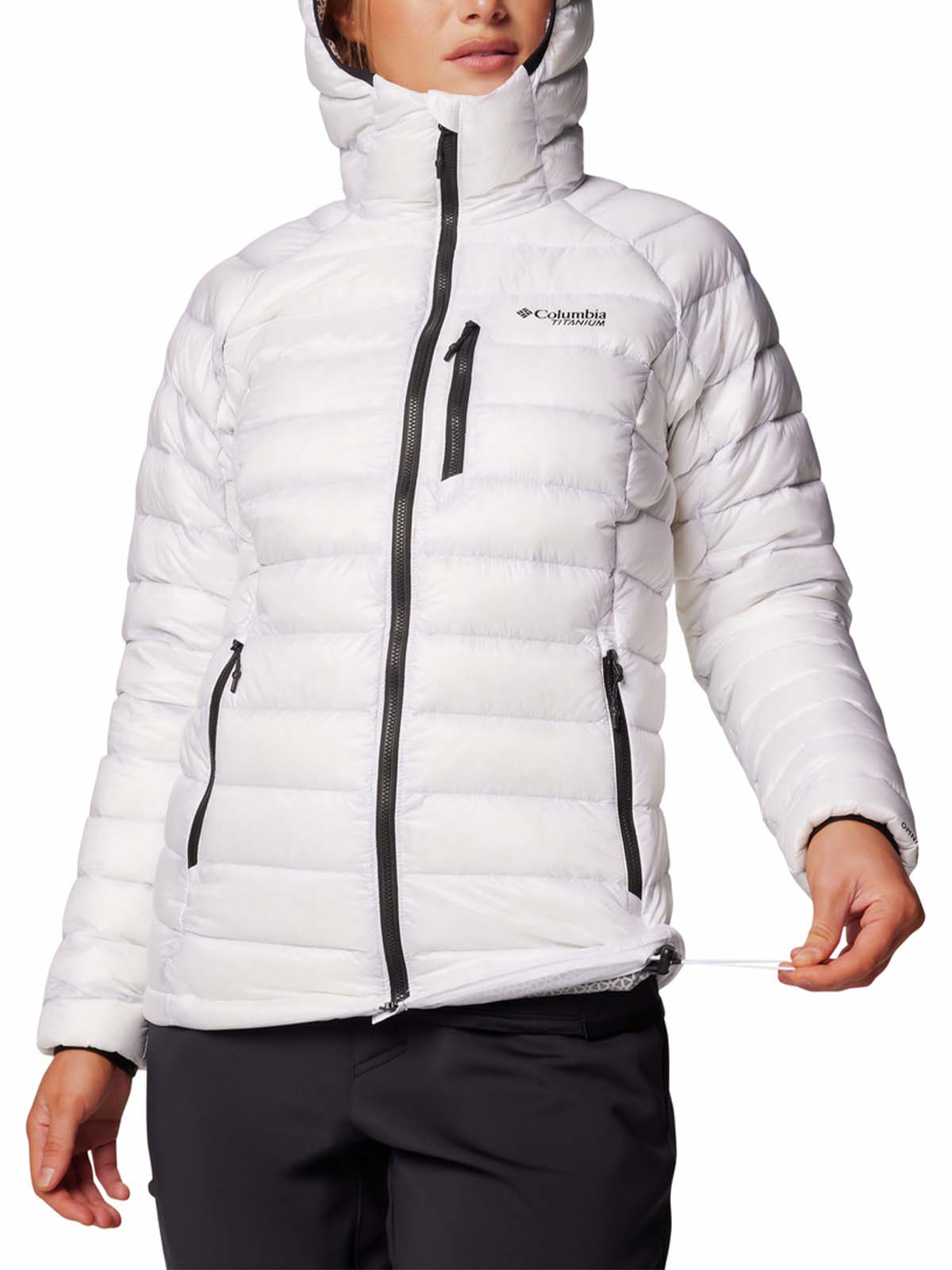 Parka Mujer Arctic Crest Blanco Columbia