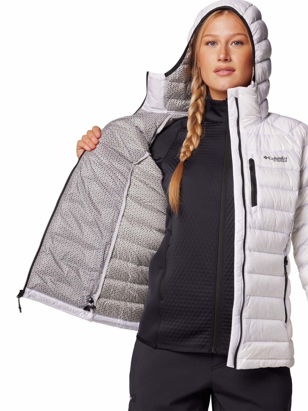 Parka Mujer Arctic Crest Blanco Columbia