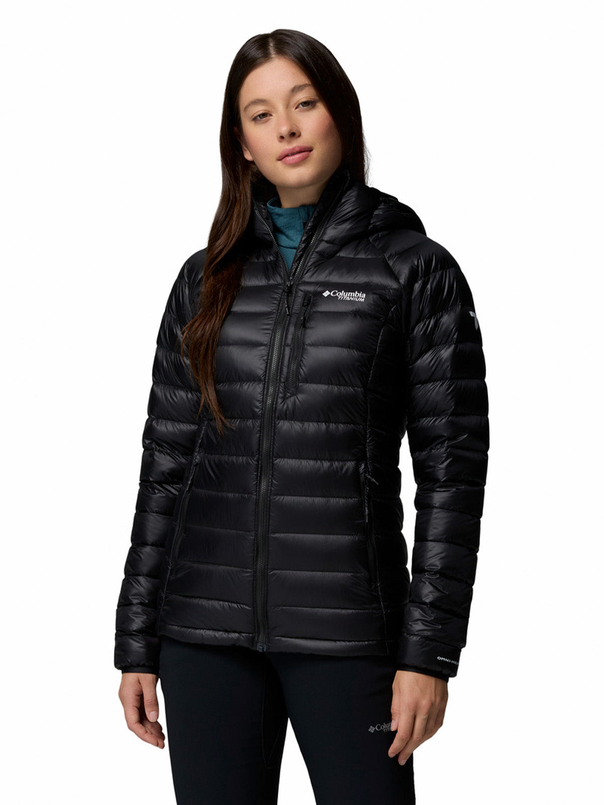 Parka Mujer Arctic Crest Down Negro Columbia