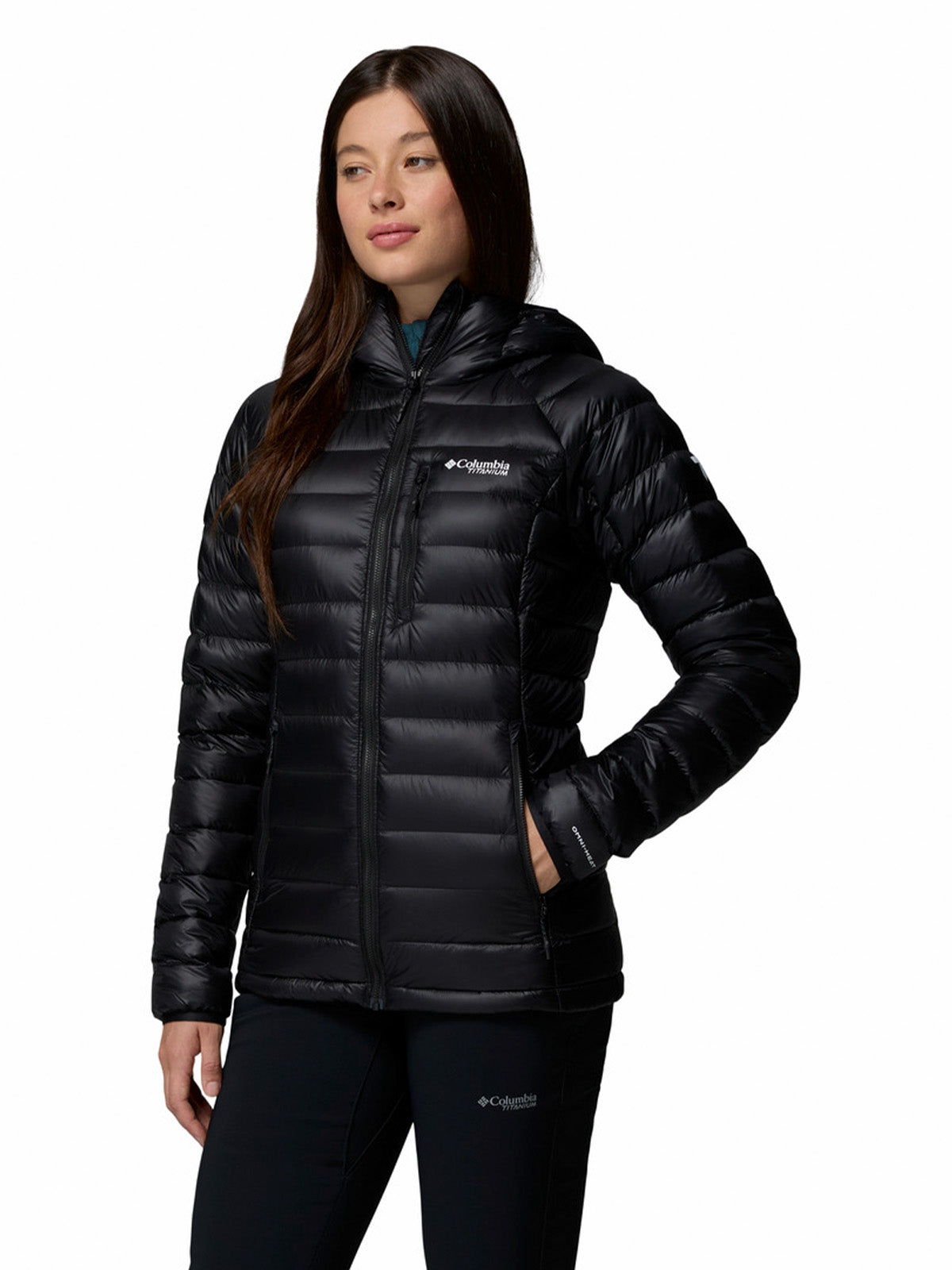 Parka Mujer Arctic Crest Down Negro Columbia