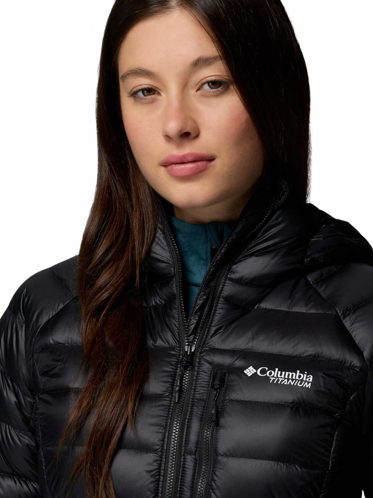 Parka Mujer Arctic Crest Down Negro Columbia