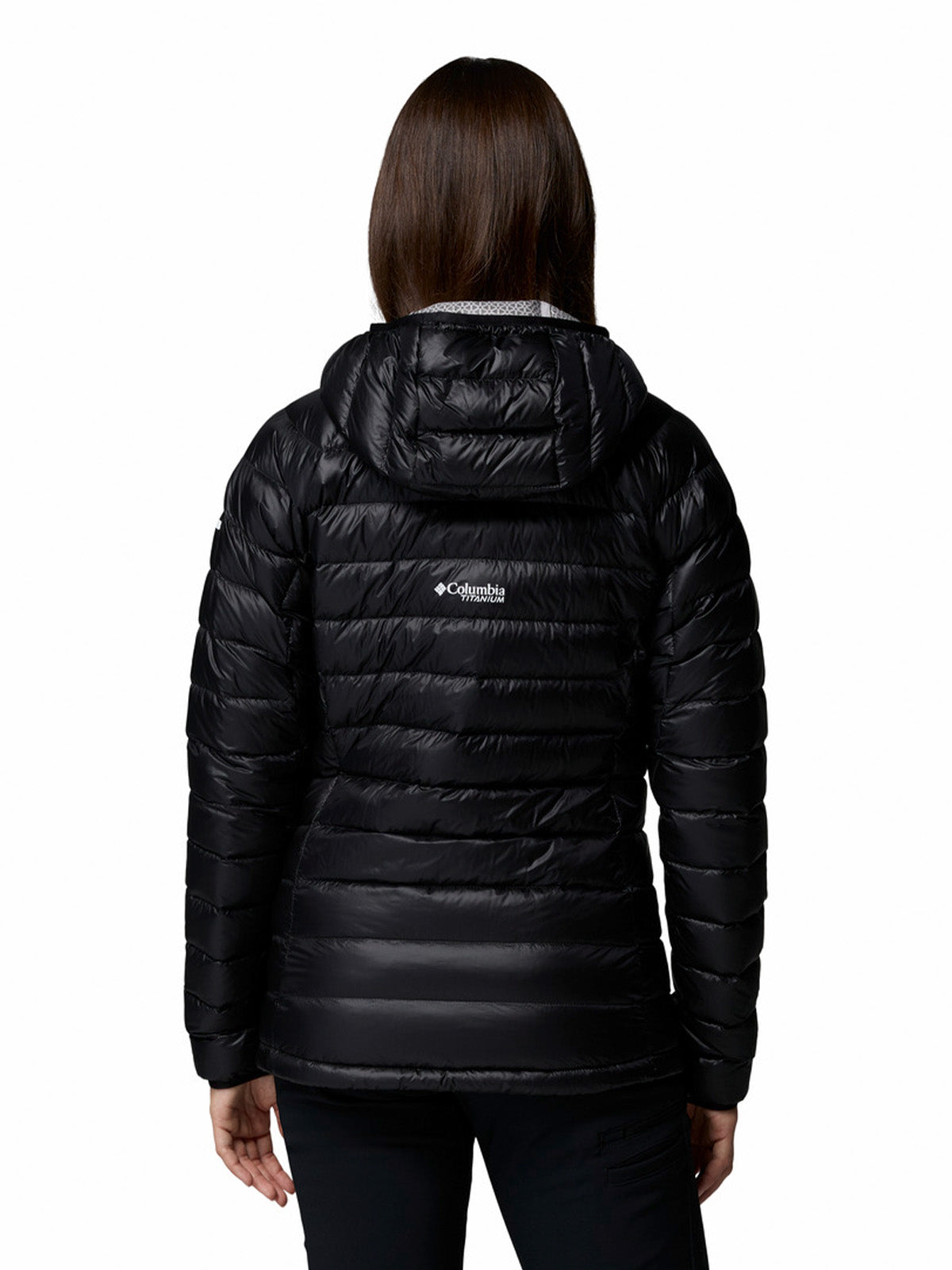 Parka Mujer Arctic Crest Down Negro Columbia