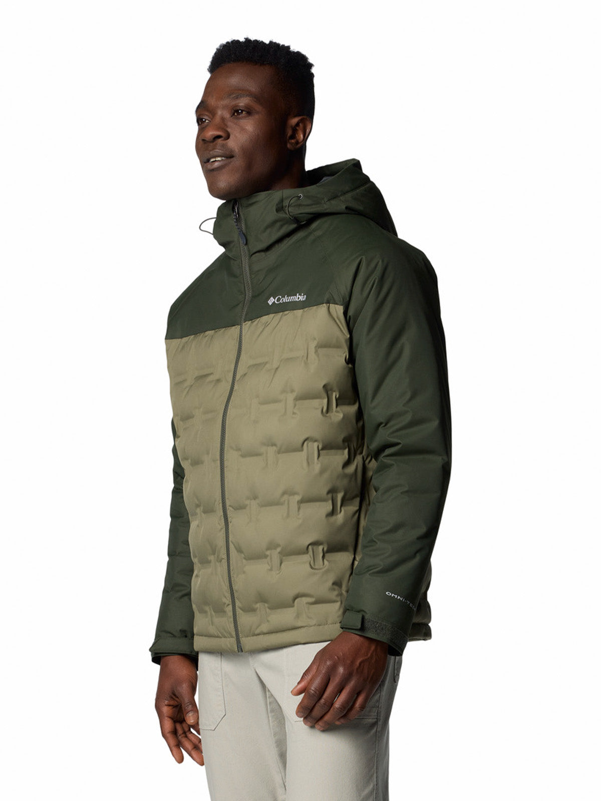 Parka Hombre Grand Trek III Down Hooded Verde Columbia