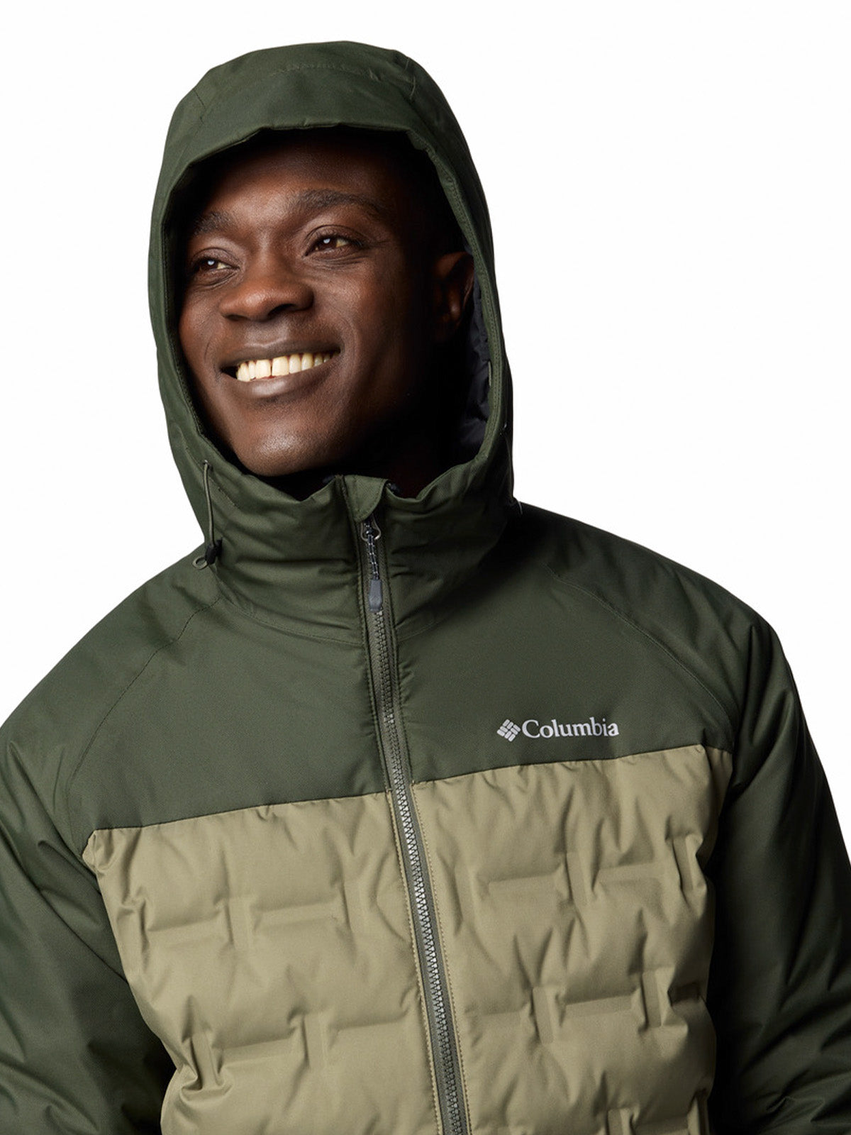 Parka Hombre Grand Trek III Down Hooded Verde Columbia