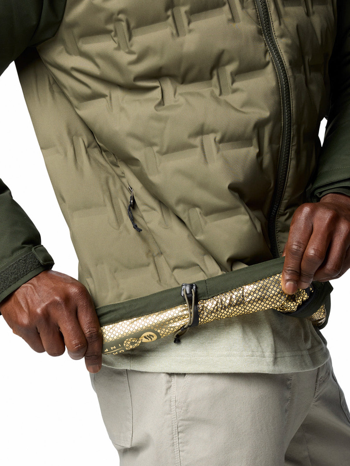 Parka Hombre Grand Trek III Down Hooded Verde Columbia