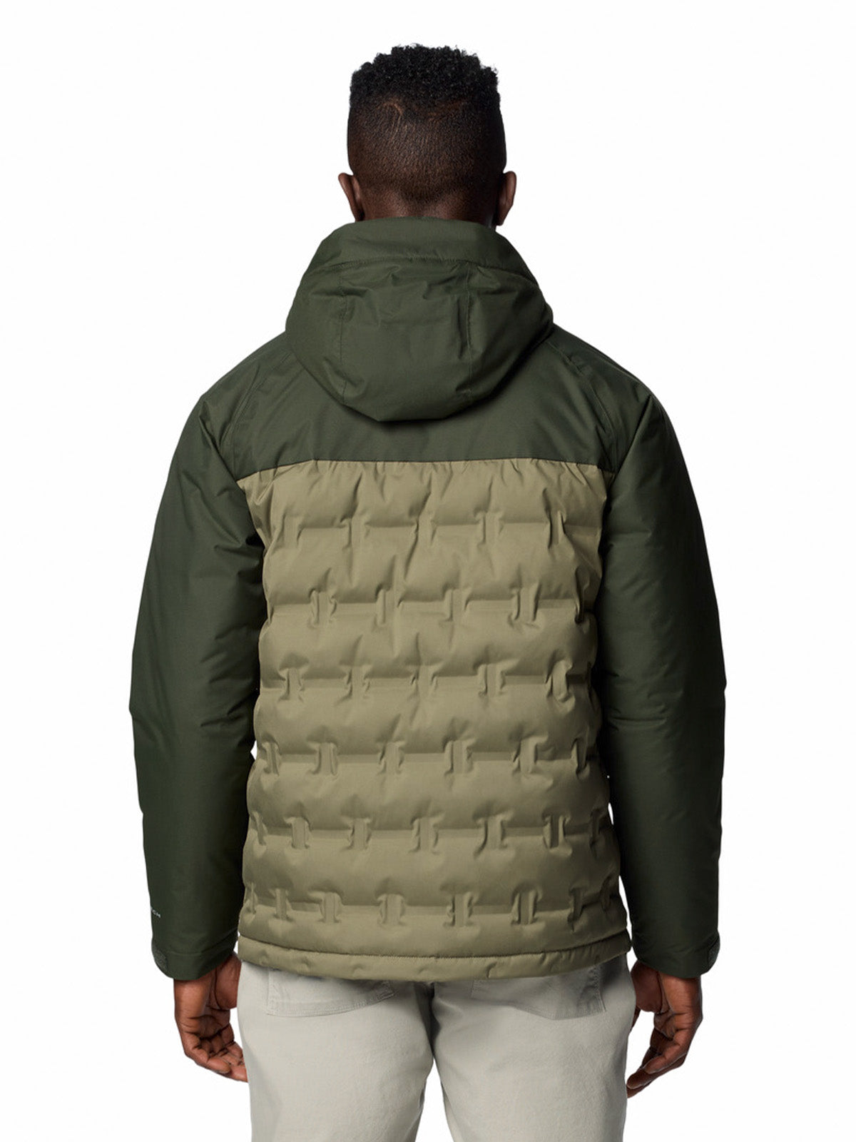 Parka Hombre Grand Trek III Down Hooded Verde Columbia