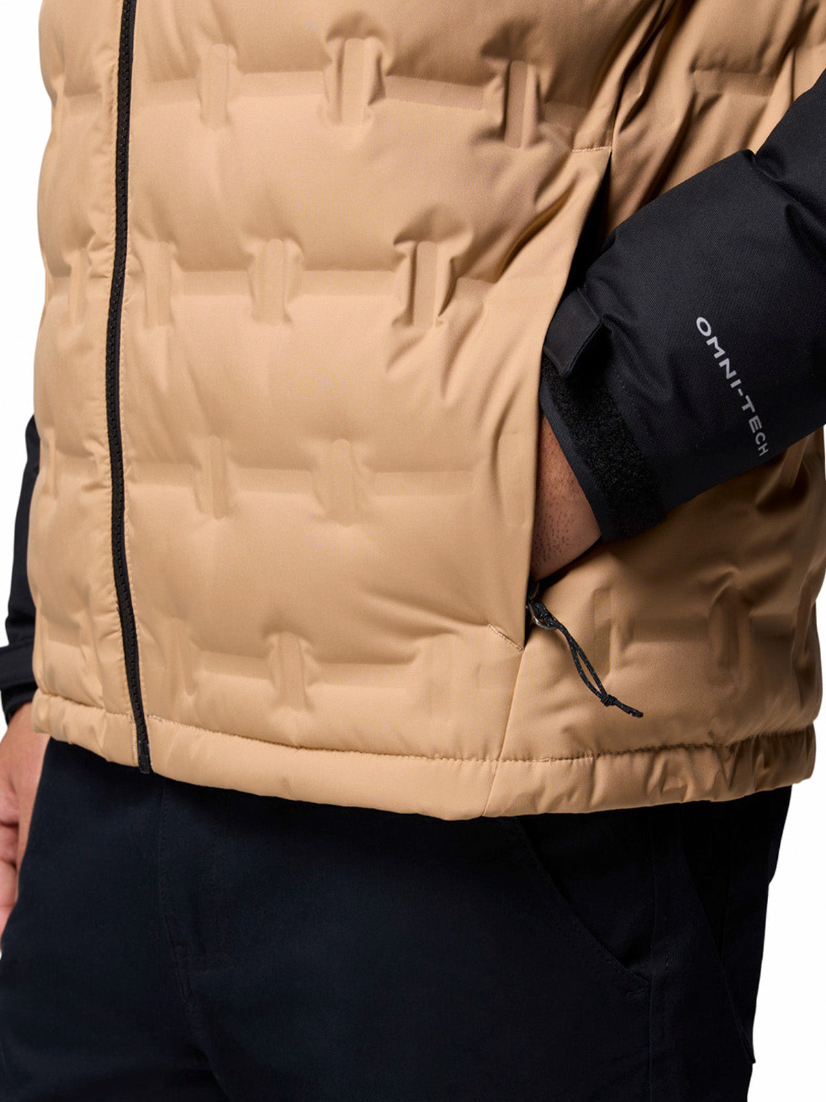 Parka Hombre Grand Trek III Down Hooded Beige/Crudo Columbia