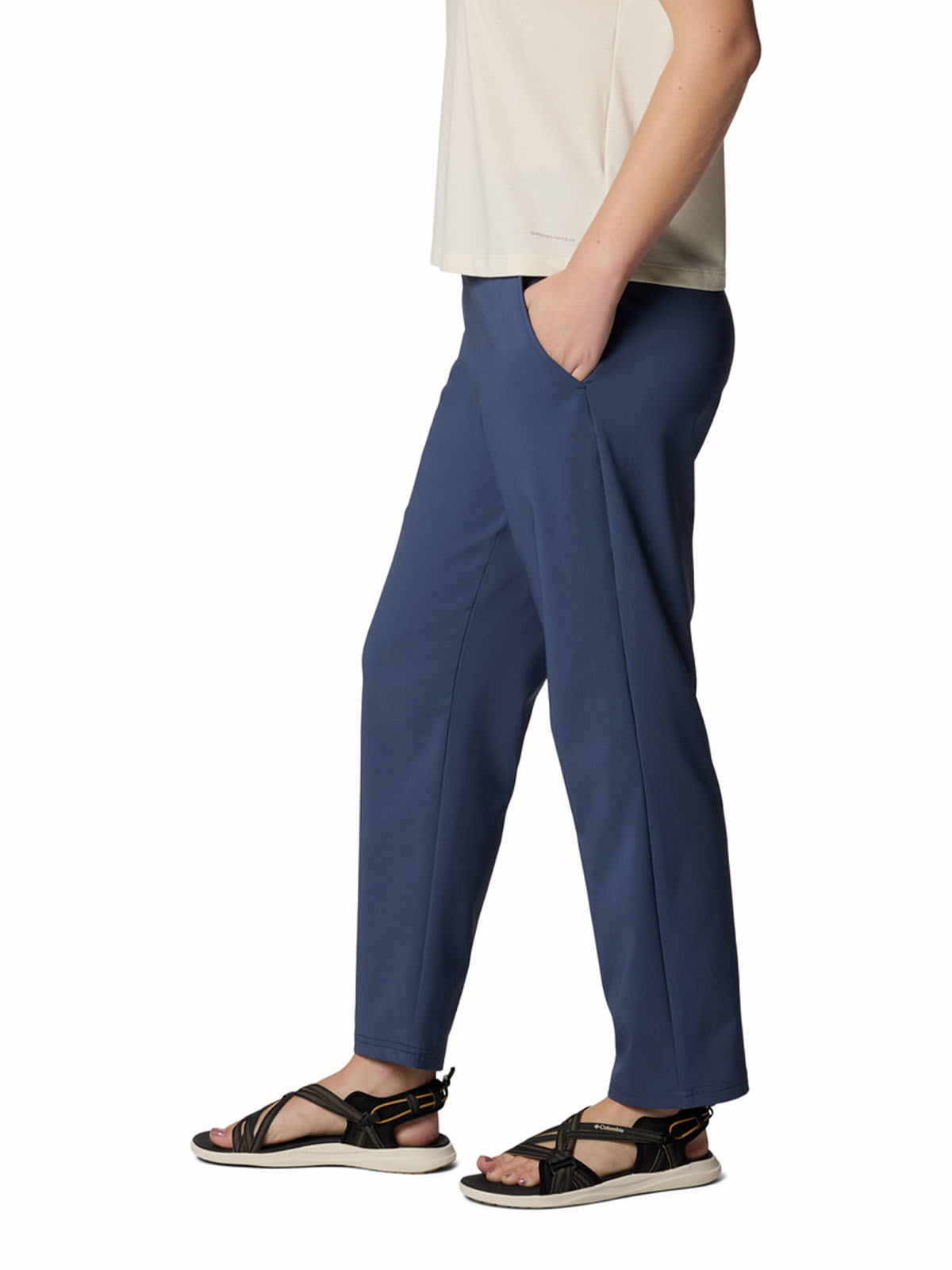 Pantalón Mujer All Seasons Pull-On Azul Columbia
