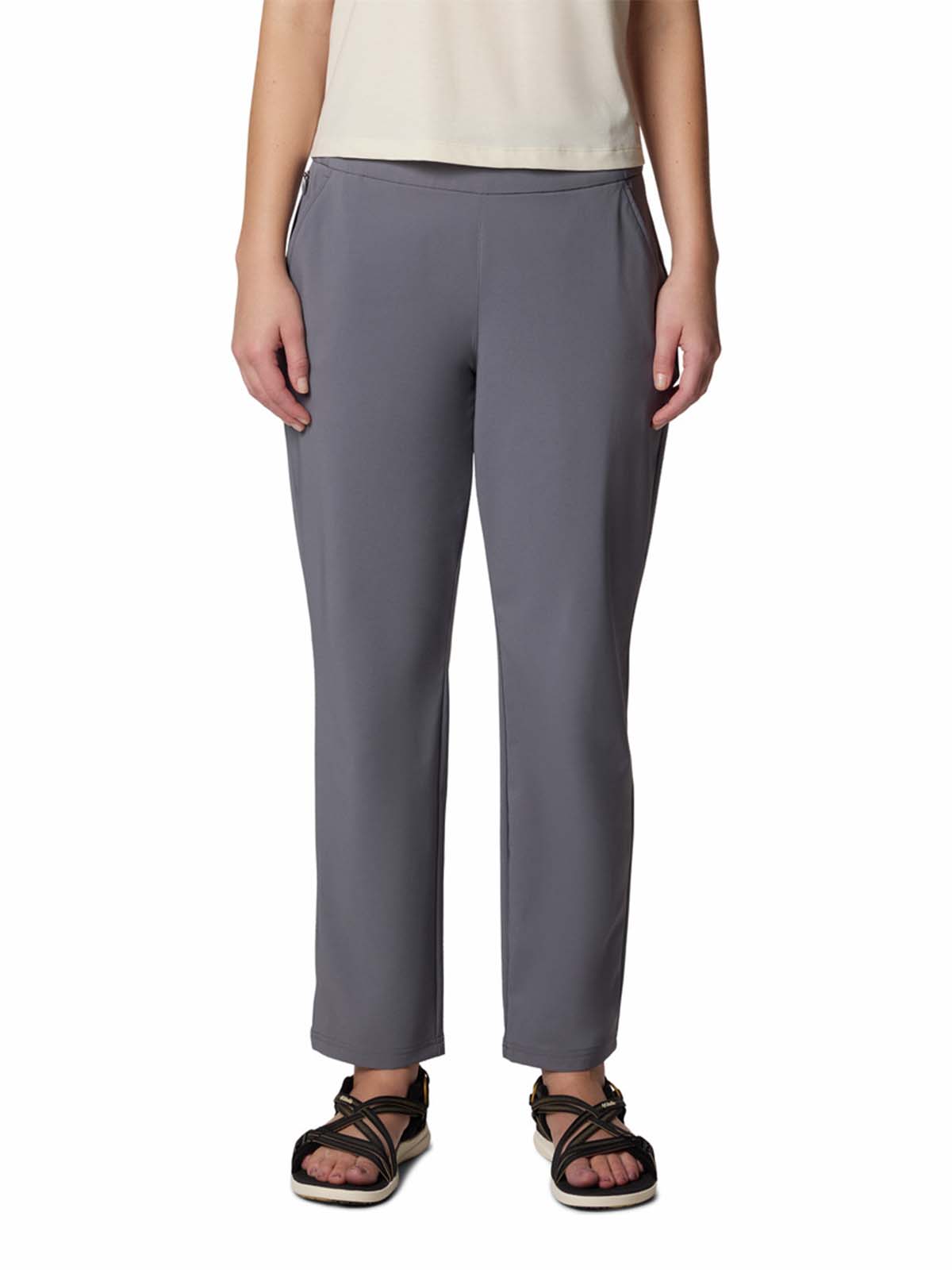 Pantalón Mujer All Seasons Pull-On Gris Columbia