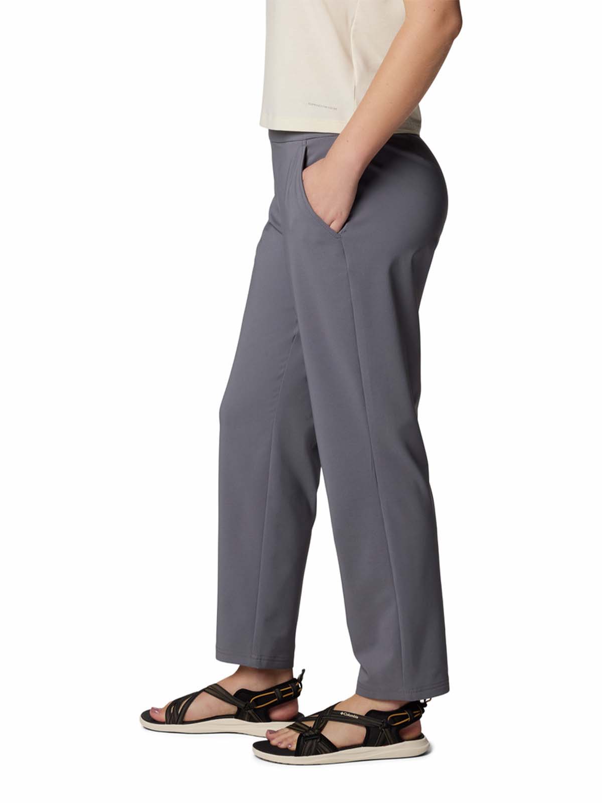 Pantalón Mujer All Seasons Pull-On Gris Columbia