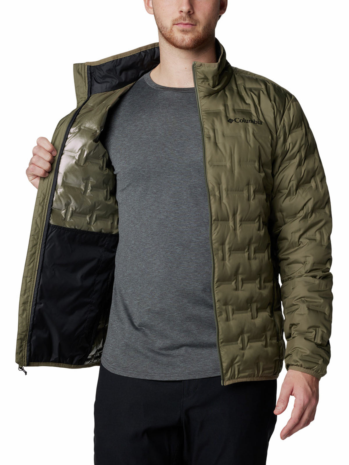 Parka Hombre Delta Ridge II Down Verde Columbia