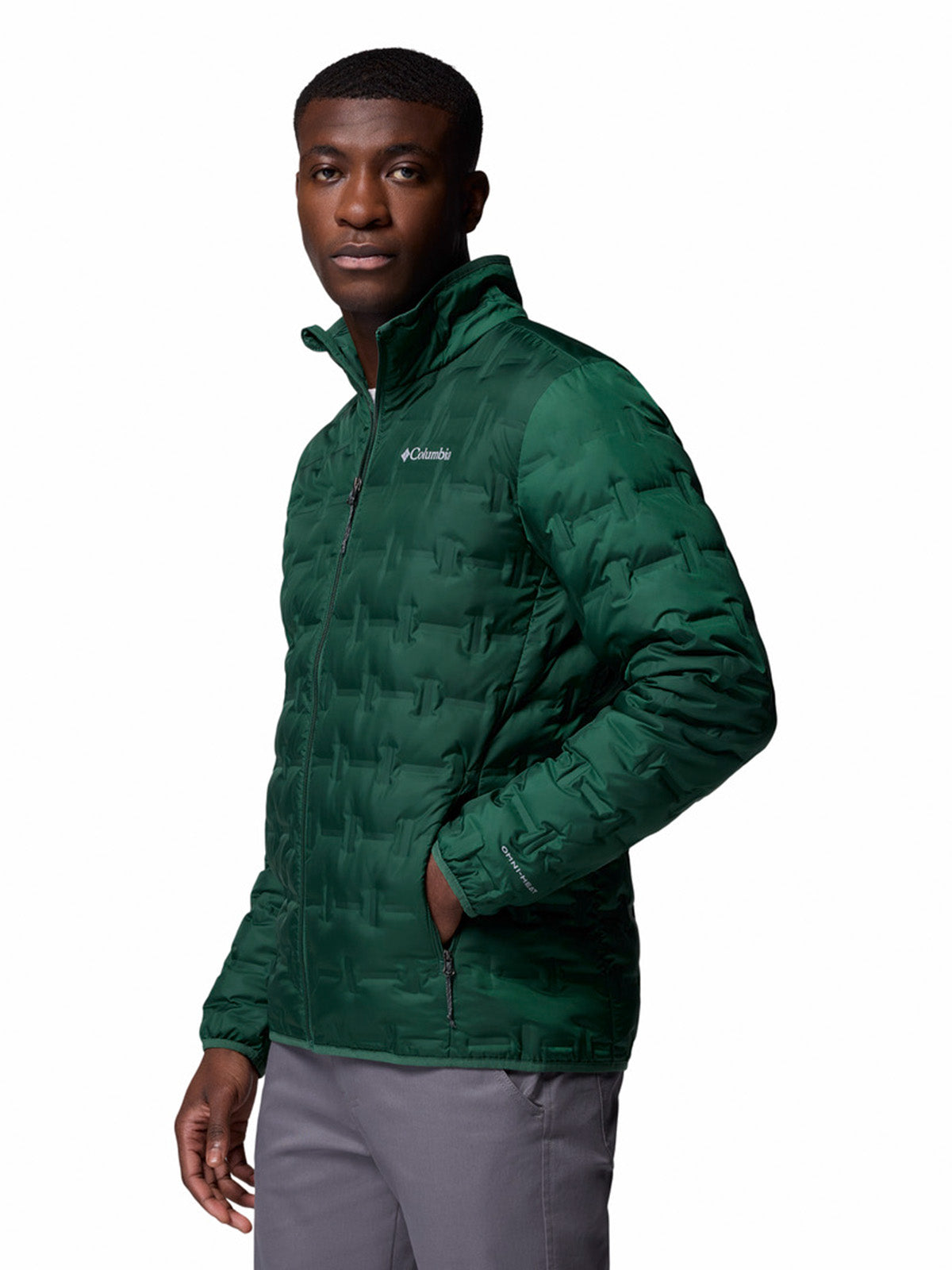 Parka Hombre Delta Ridge II Down Verde Rain Forest Columbia