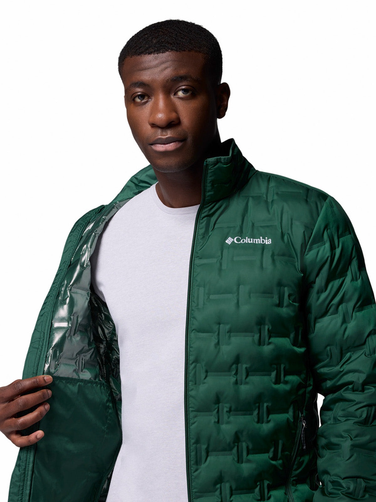 Parka Hombre Delta Ridge II Down Verde Rain Forest Columbia