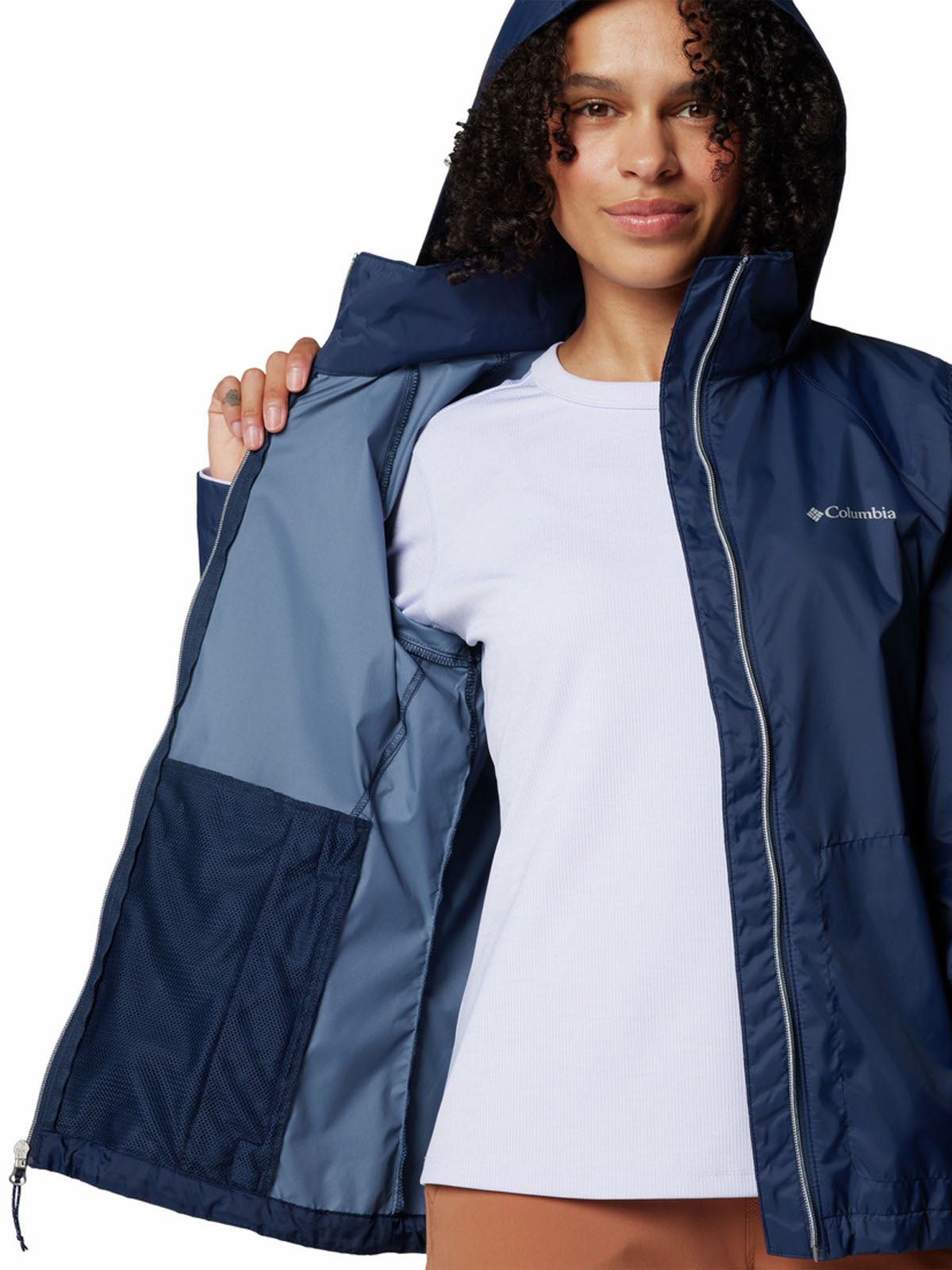 Cortaviento Mujer Switchback IV Azul Columbia