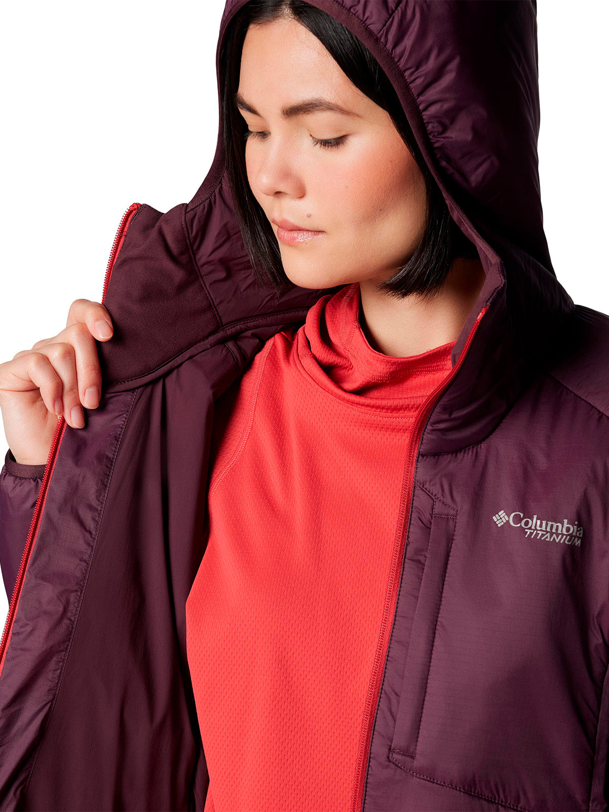Parka Mujer Silver Leaf Morado Columbia
