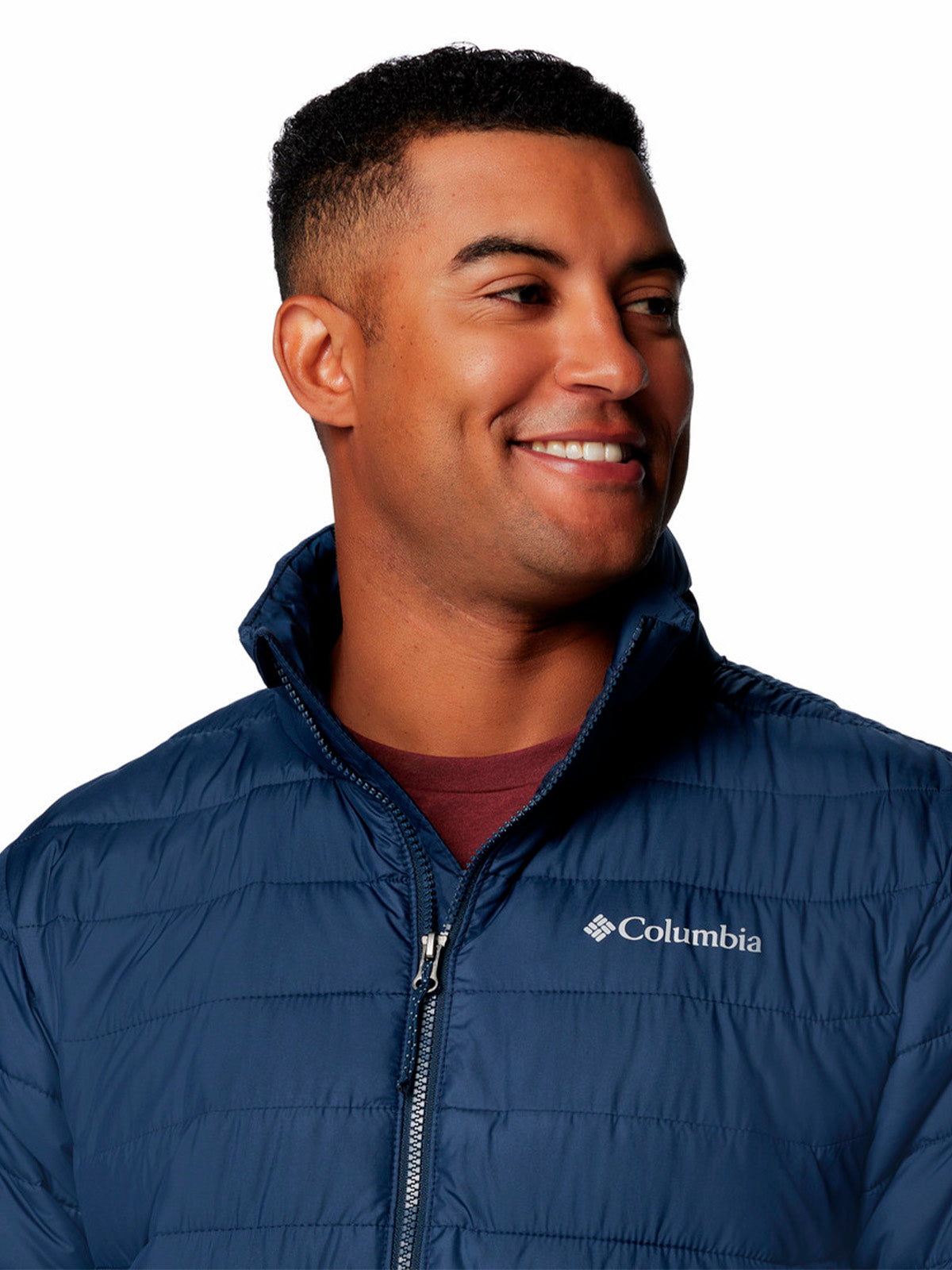 Parka Hombre Powder Lite II Azul Columbia